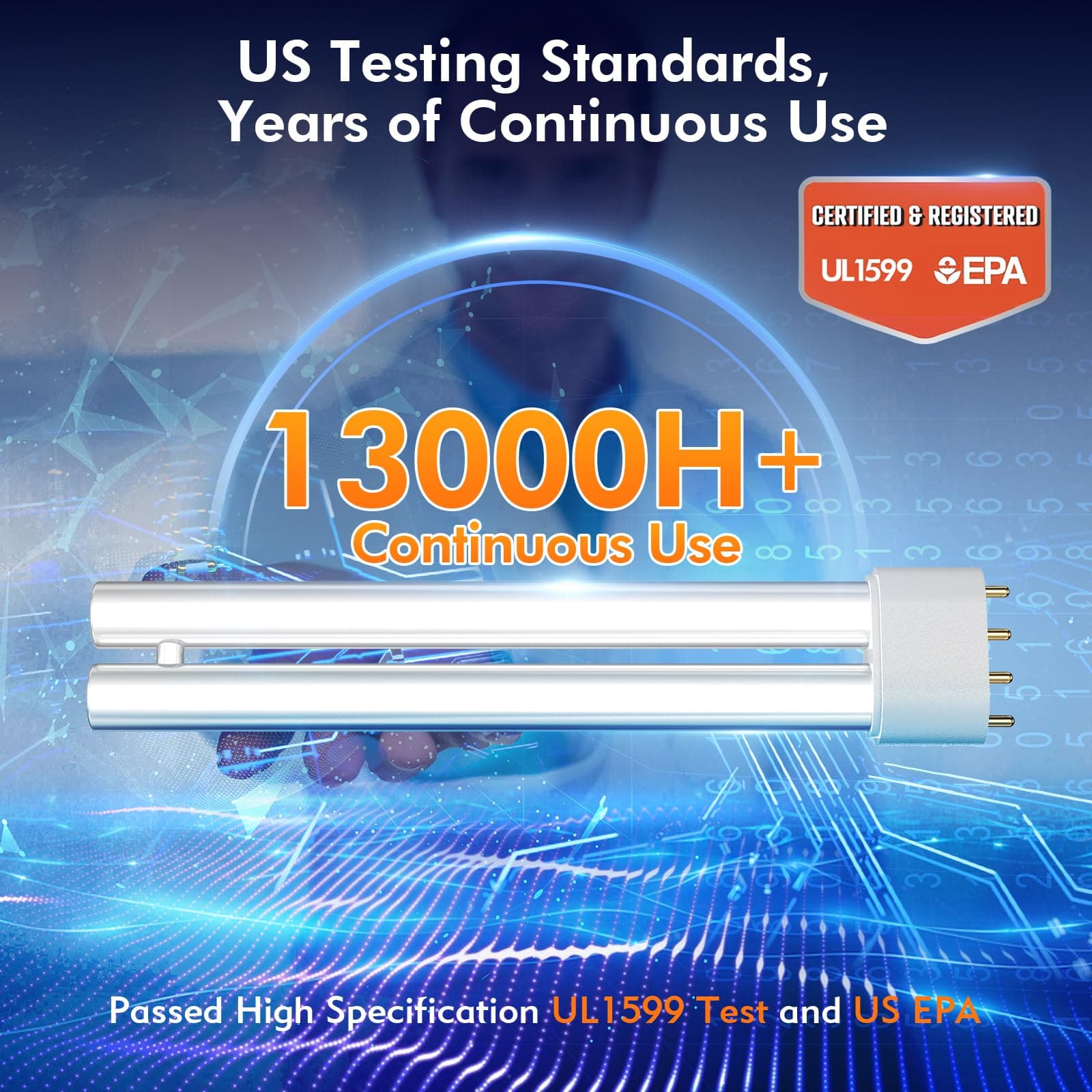 AMUFER Bug Zapper Outdoor Indoor 18W 4400V Electric Mosquito Fly Insect Killer - Thumbnail 5