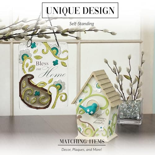 Pavilion Gift Company - Perfectly Paisley Home Decorative Birdhouse, Inscription - Thumbnail 4