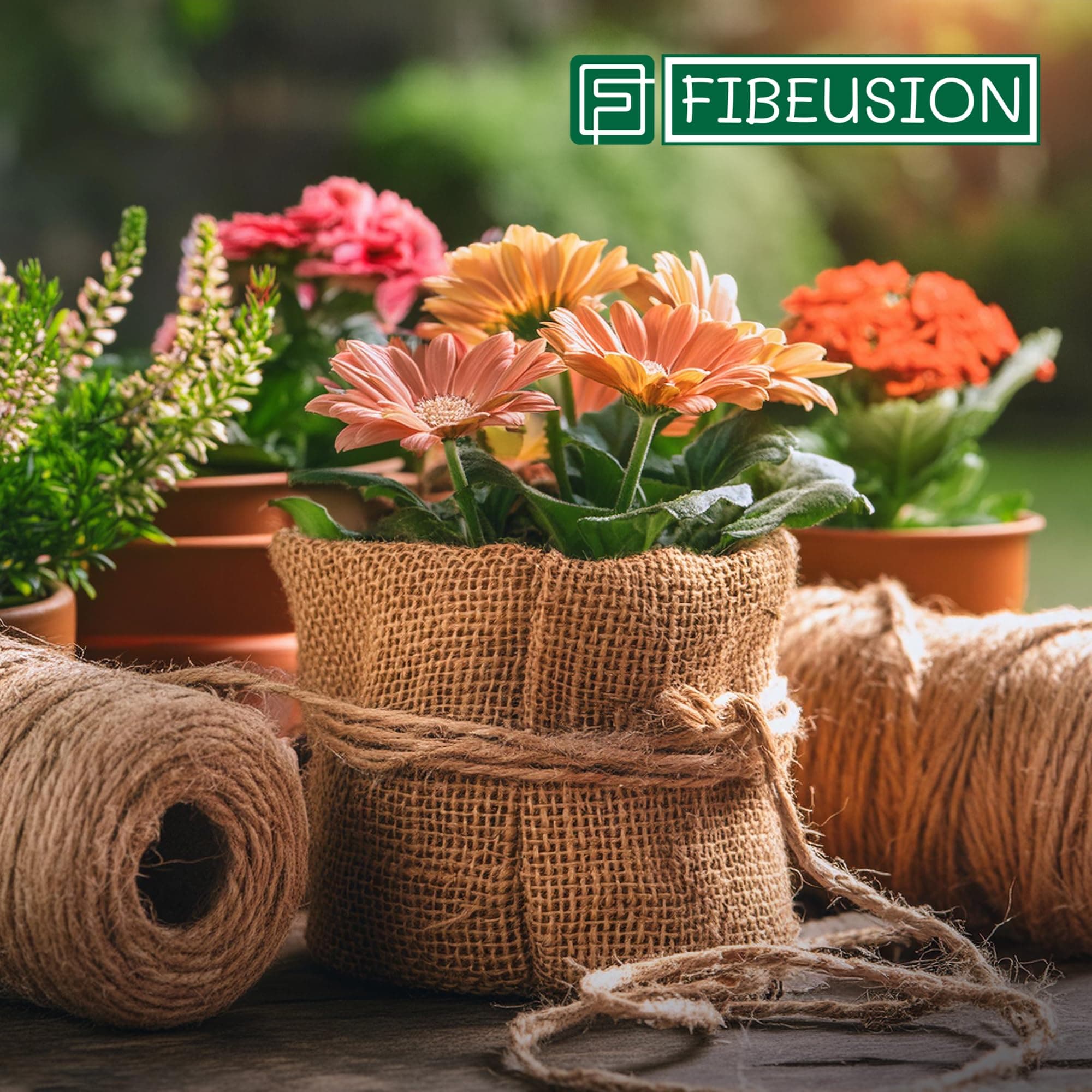 Burlap for Gardening 40" x 15 Feet - Multipurpose Natural Burlap Fabric - High D - Thumbnail 6