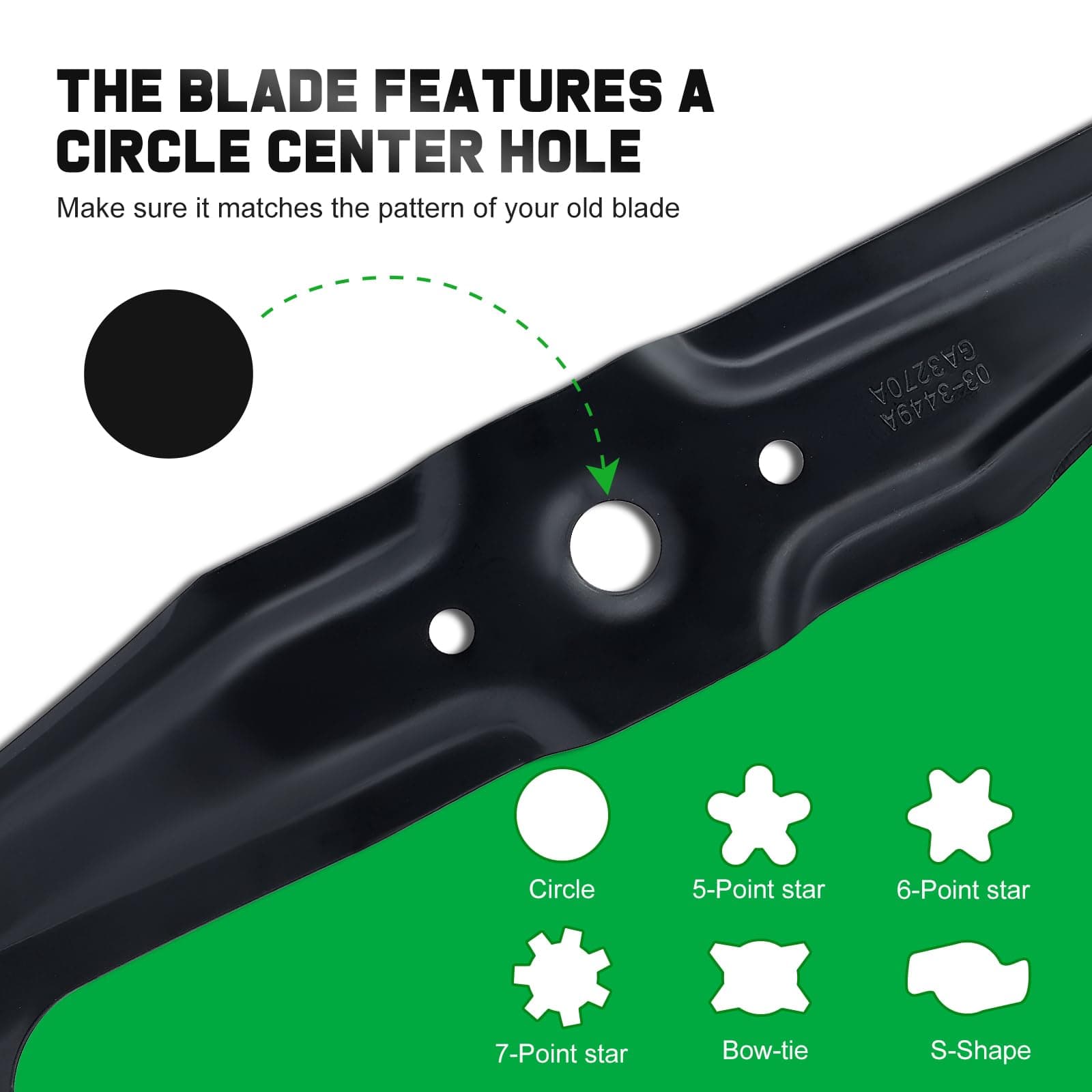 Grasscool Mulching Blades for Honda HRR216, HRR2169VKA, HRR2169VYA, HRR216VKA - Thumbnail 5