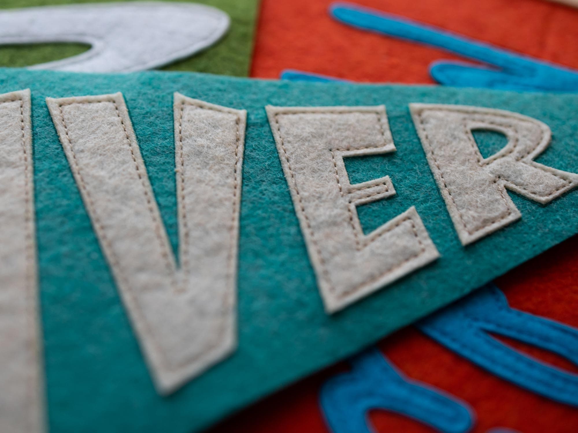 Rosanbella Personalized Name Pennant Nursery Decor - Baby Boy Girl Custom Flag - Thumbnail 6