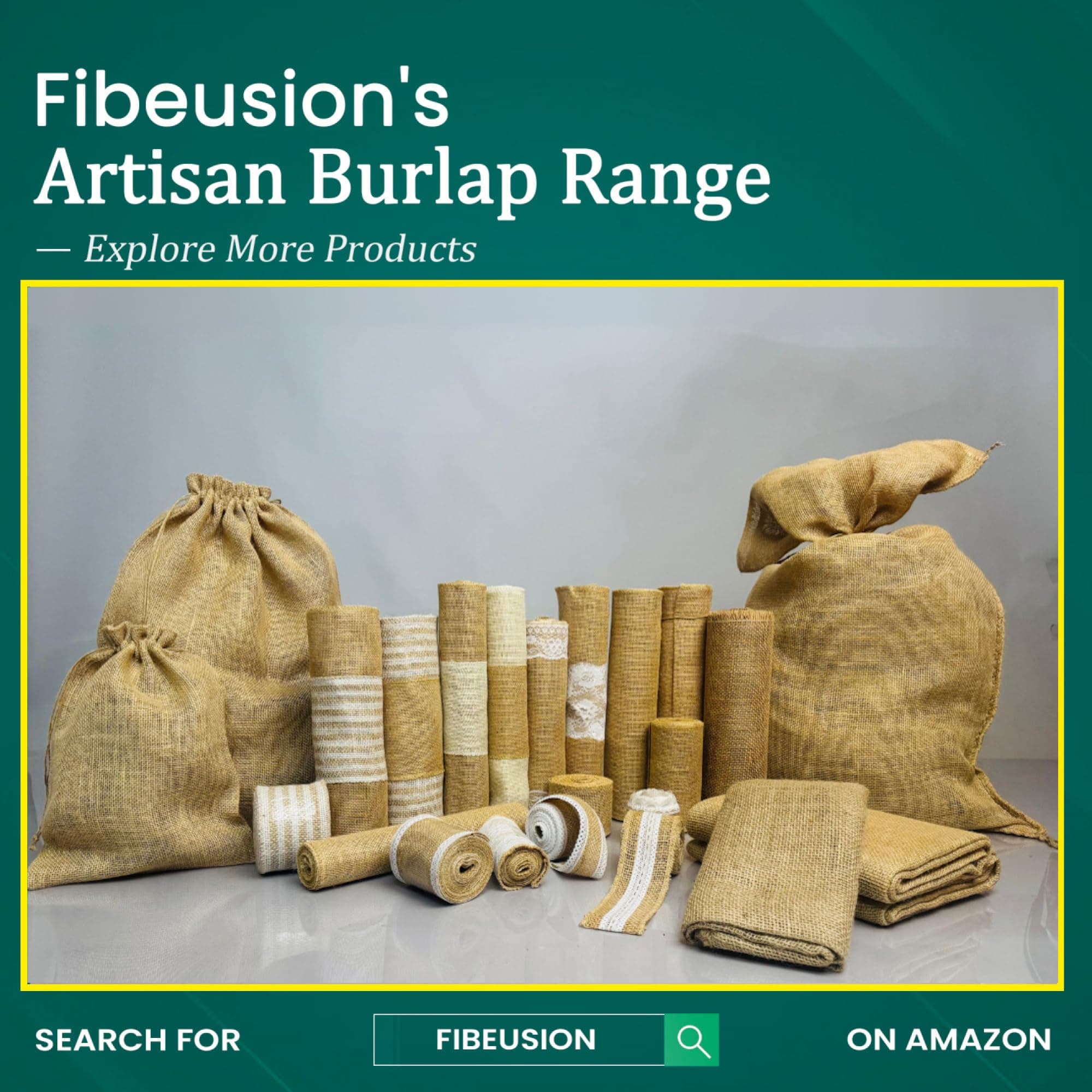 Burlap for Gardening 40" x 15 Feet - Multipurpose Natural Burlap Fabric - High D - Thumbnail 9