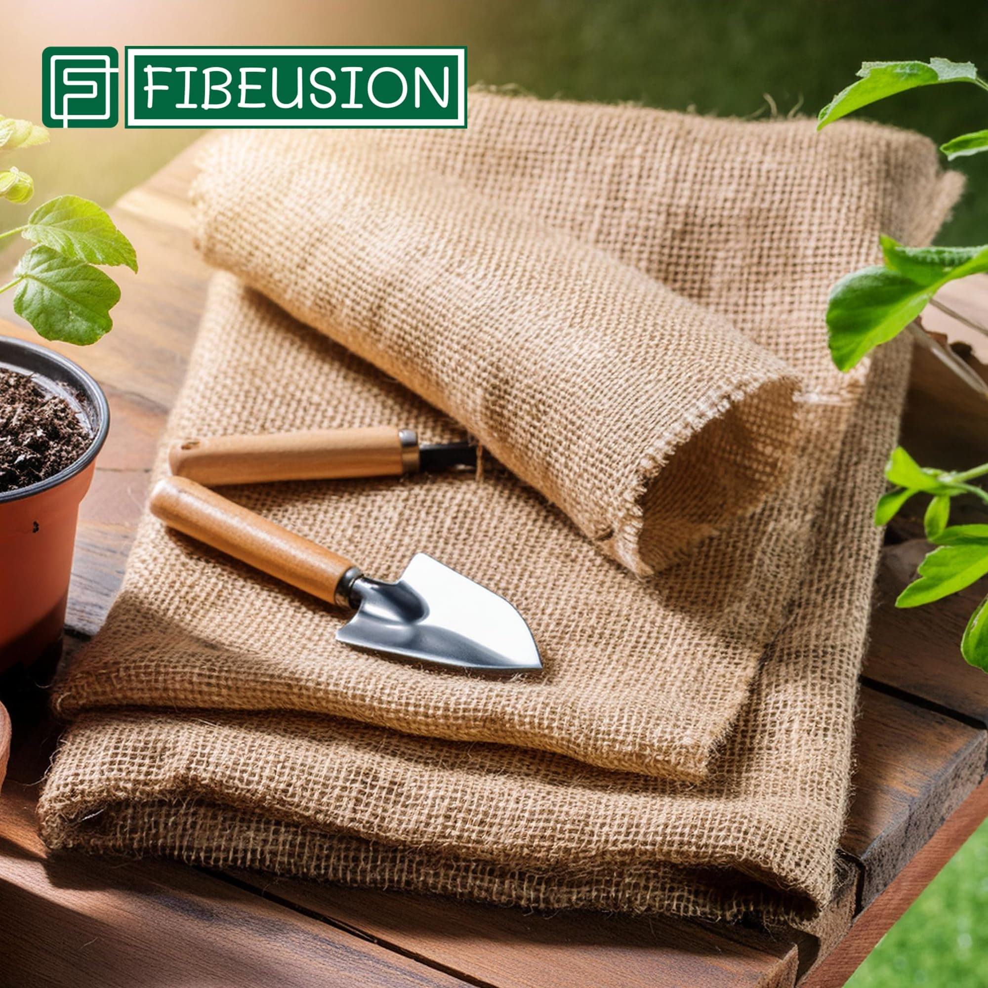 Burlap for Gardening 40" x 15 Feet - Multipurpose Natural Burlap Fabric - High D - Thumbnail 7