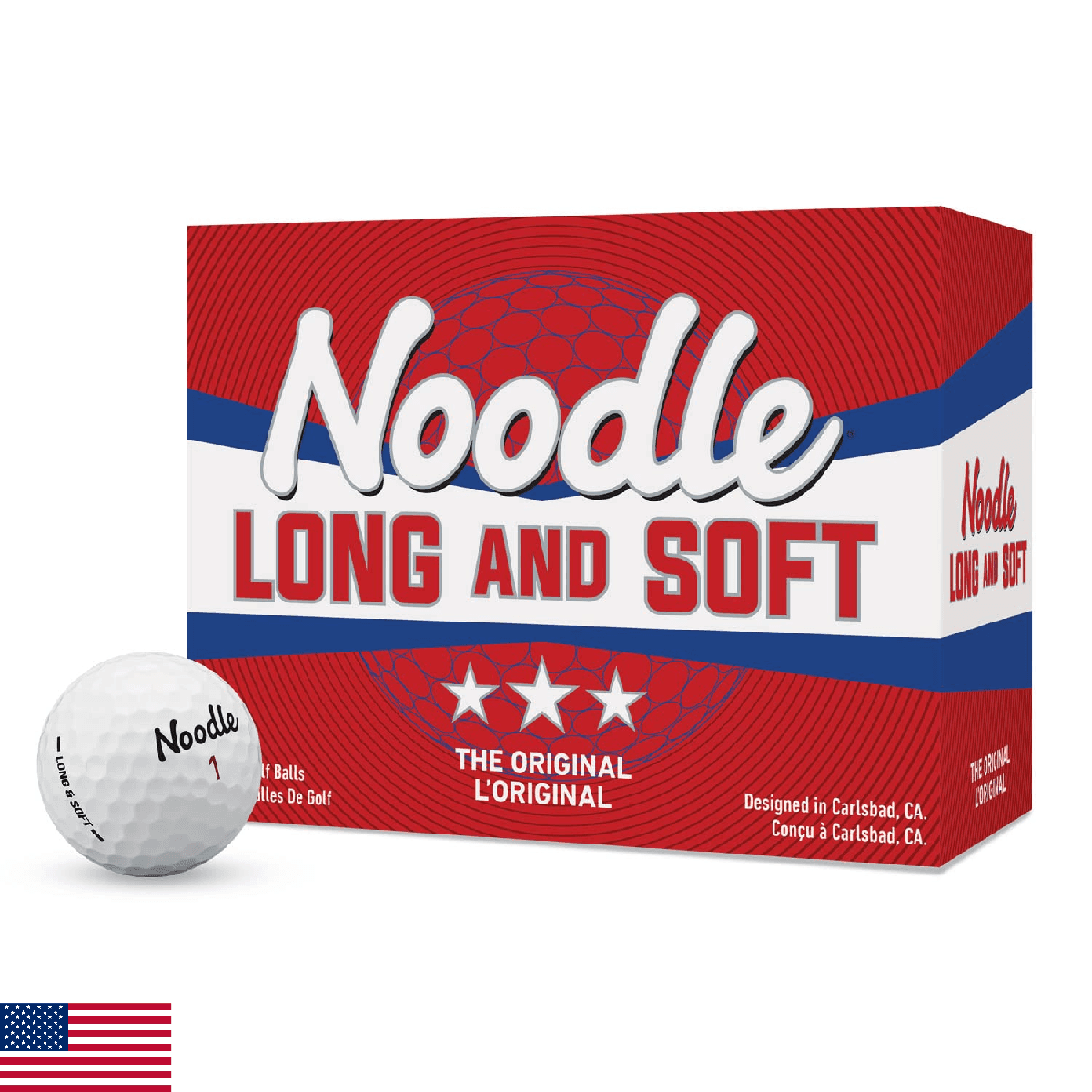 TaylorMade Golf Noodle Long & Soft DDZ, White, Pack of 24 - Image 1