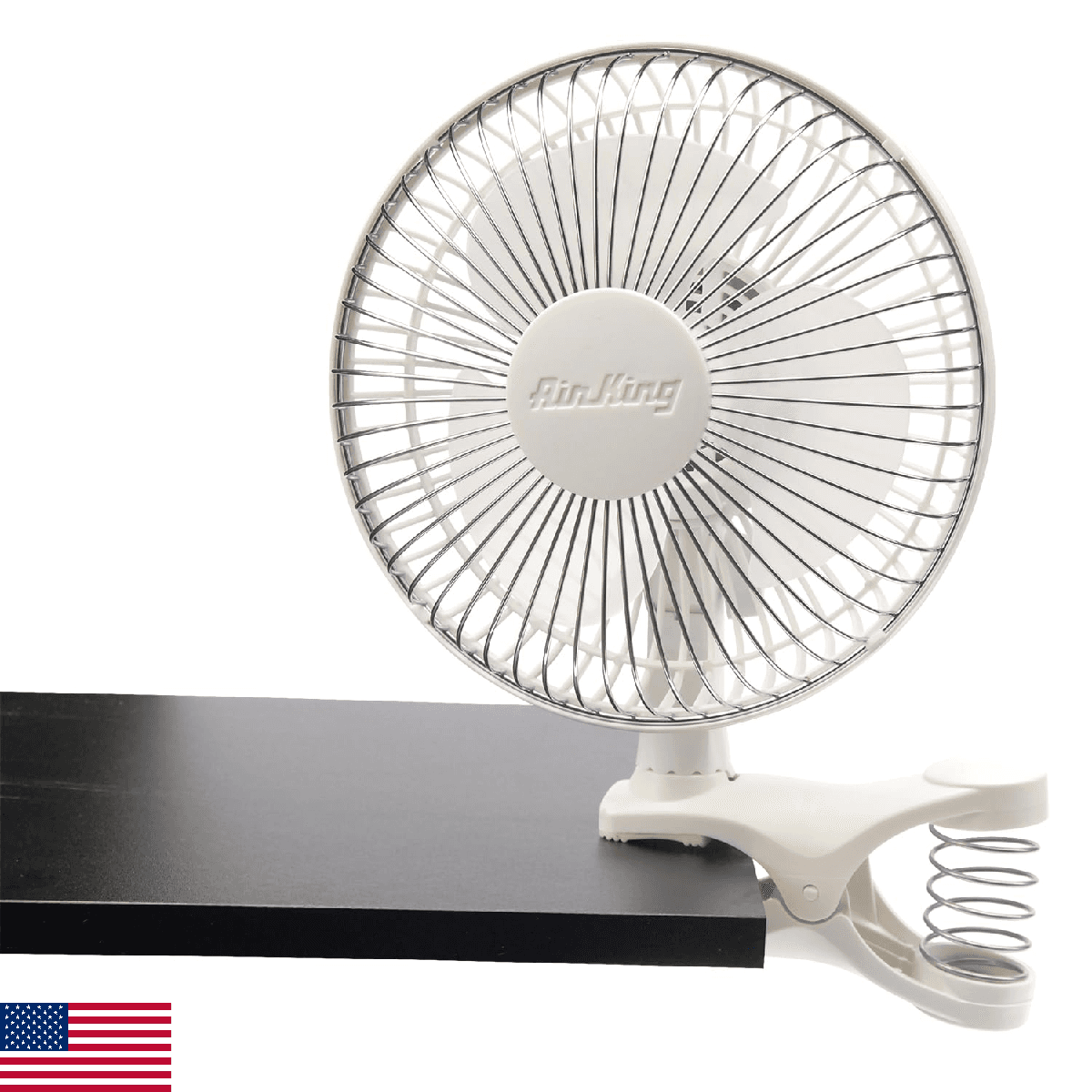 Air King 9145 6-Inch 2-Speed Clip-On Fan - Image 1