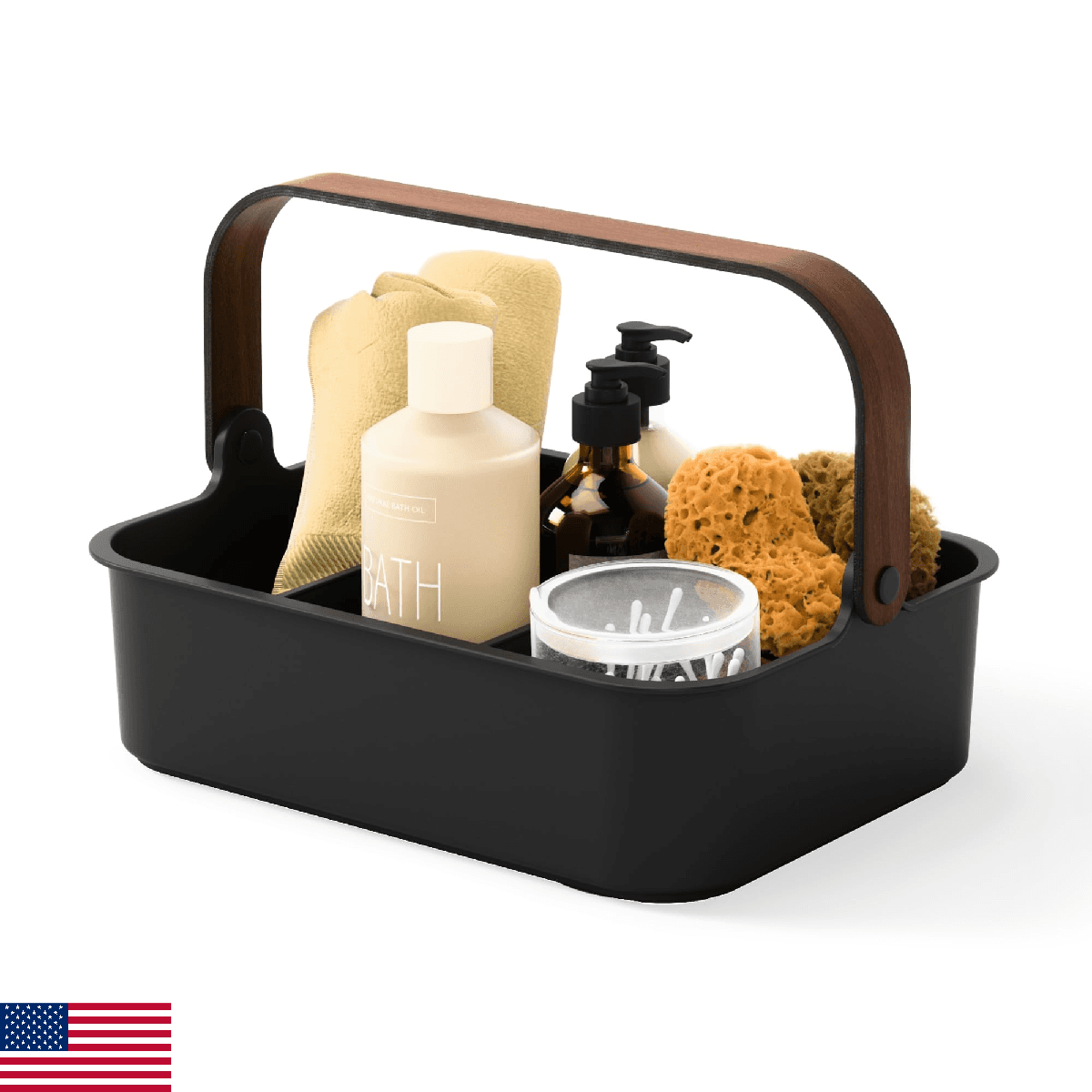 Umbra Bellwood Stackable Storage Bin, Multipurpose Caddy Organizer, 14 x 10 in, - Image 1