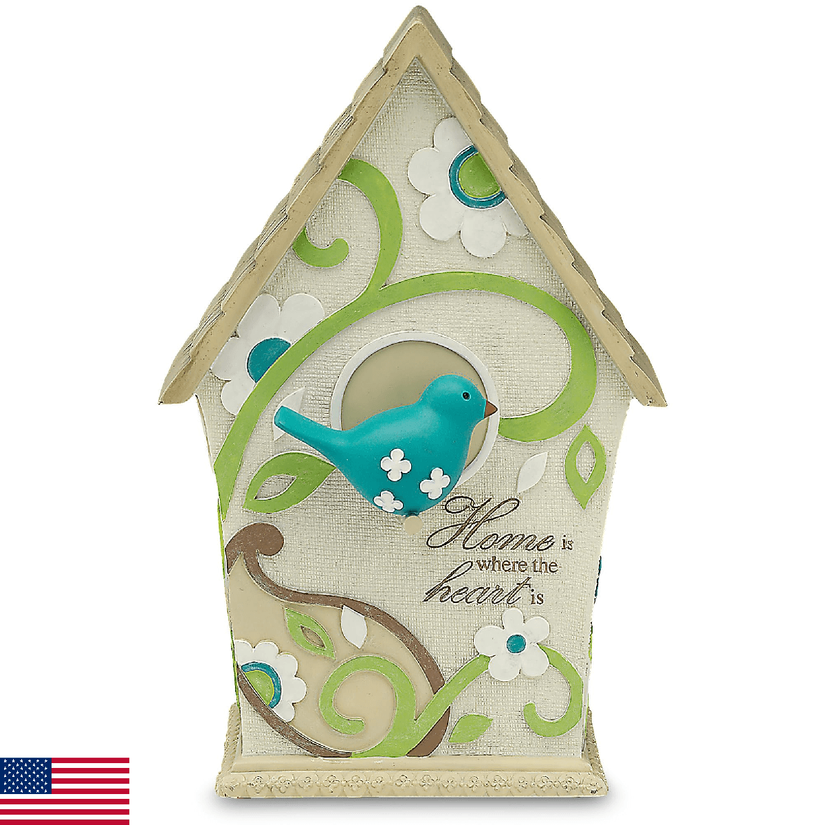 Pavilion Gift Company - Perfectly Paisley Home Decorative Birdhouse, Inscription - Image 1
