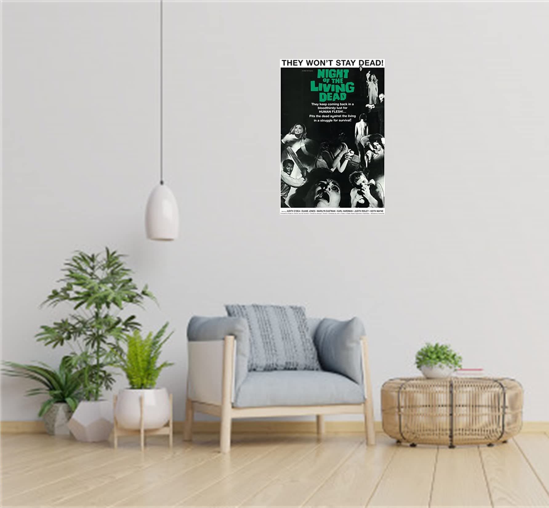 Buyartforless George A. Romero Night of the Living Dead 1968 36x24 Horror Movie - Thumbnail 2