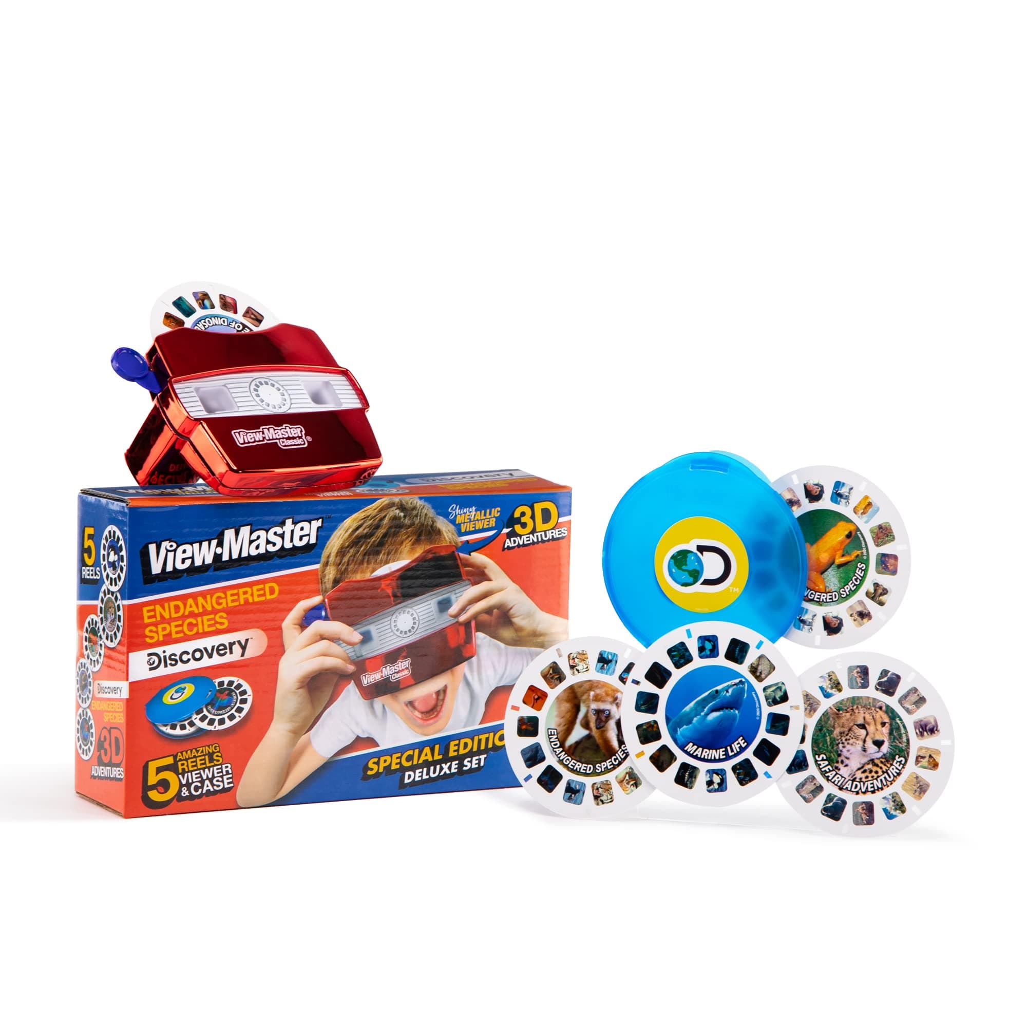 View Master Classic with Discovery Kids Reels - Metallic Viewfinder with 5 Reels - Thumbnail 8