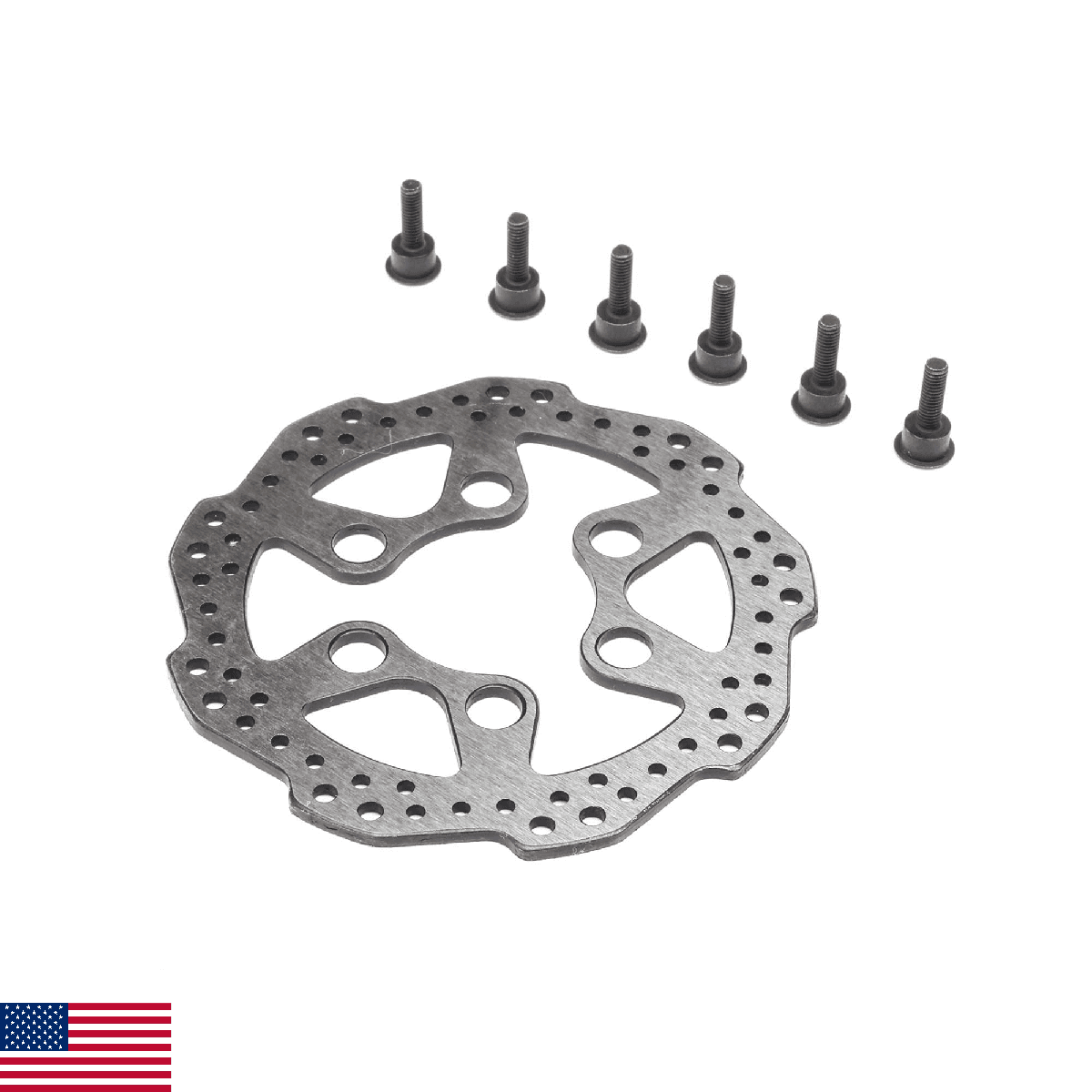 Losi Steel Front Brake Rotor w/Screws PM-MX/SM LOS262010 Elec Car/Truck Replacem - Image 1