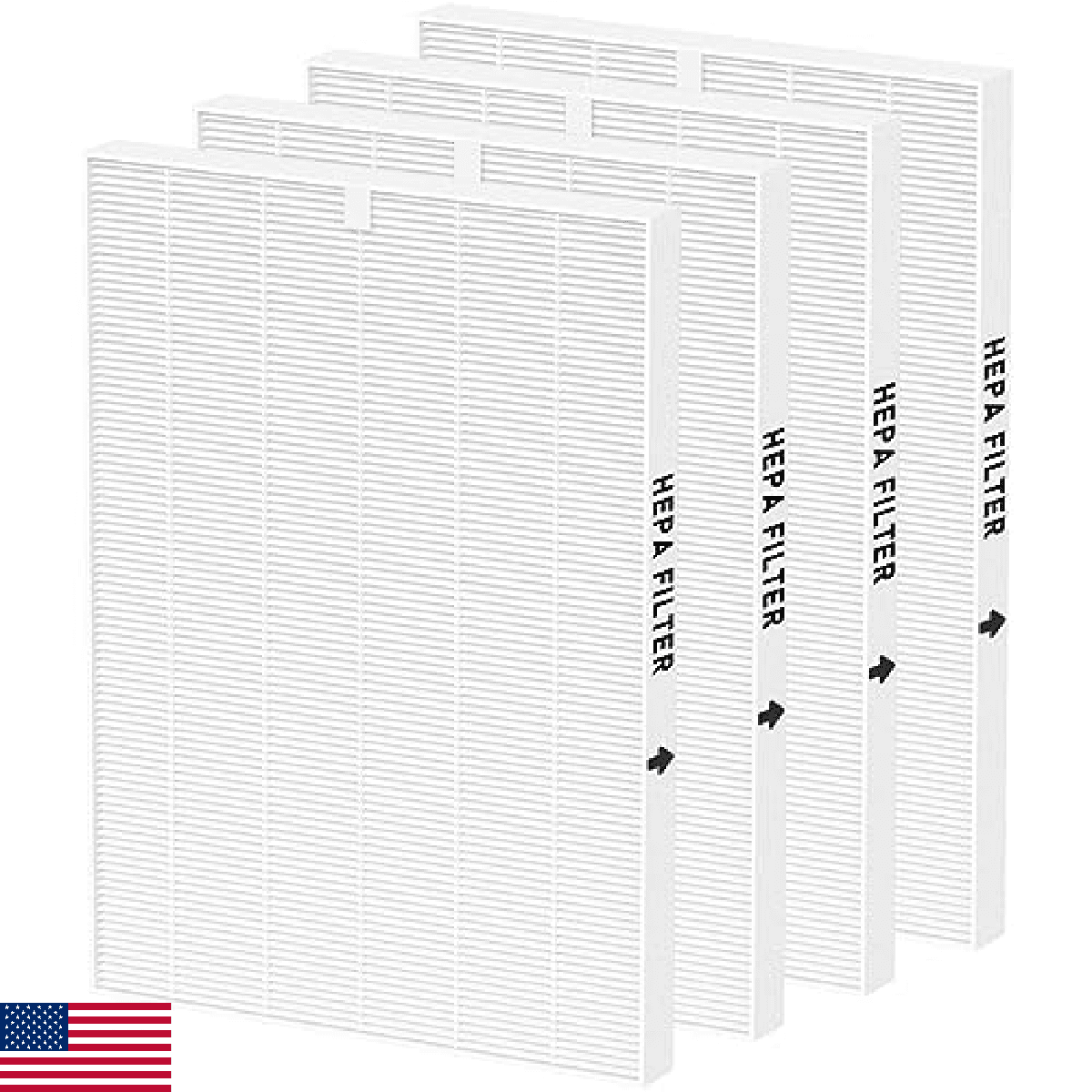 Winix 5500-2 AM80 Air Purifier True HEPA Filter Replacement 4 Pack 116130 - Image 1