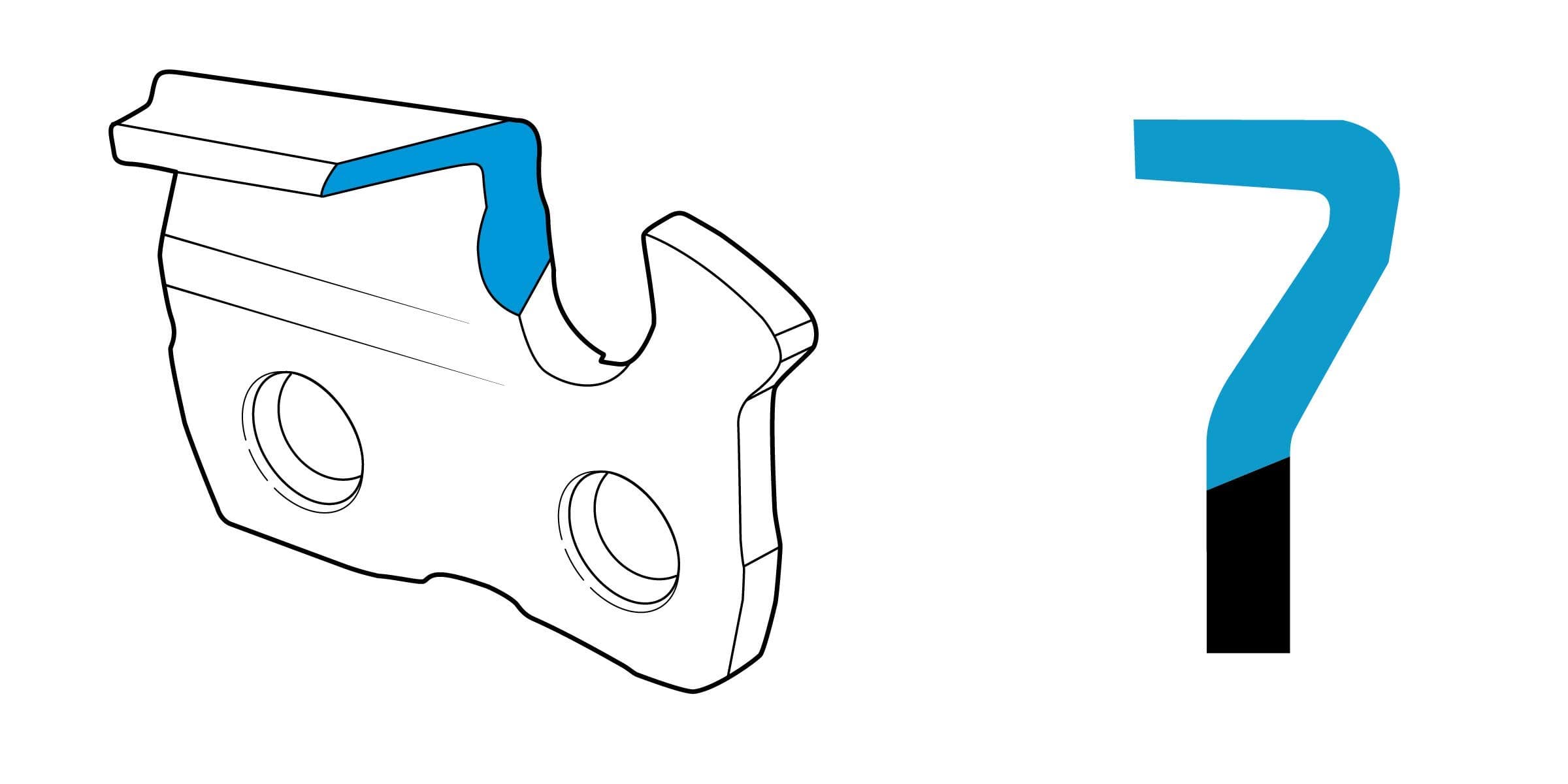 Oregon 20BPX074G Micro-Chisel Saw Chain .325-Inch Pitch .050-Inch Gauge 74 Drive - Thumbnail 2