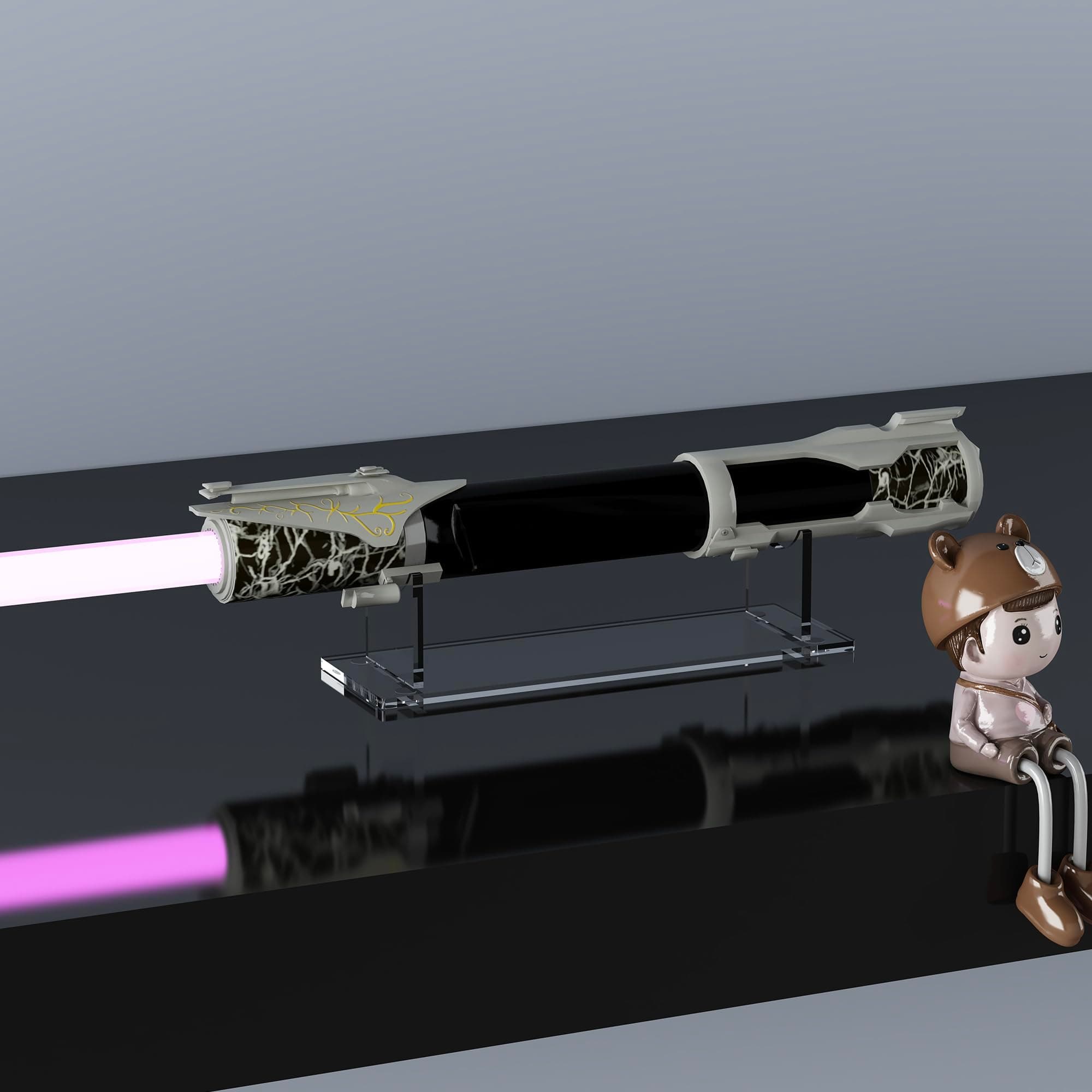 UoYeet Acrylic Saber Stand – Multi-Function Display Stand for Swords, Daggers, W - Thumbnail 7