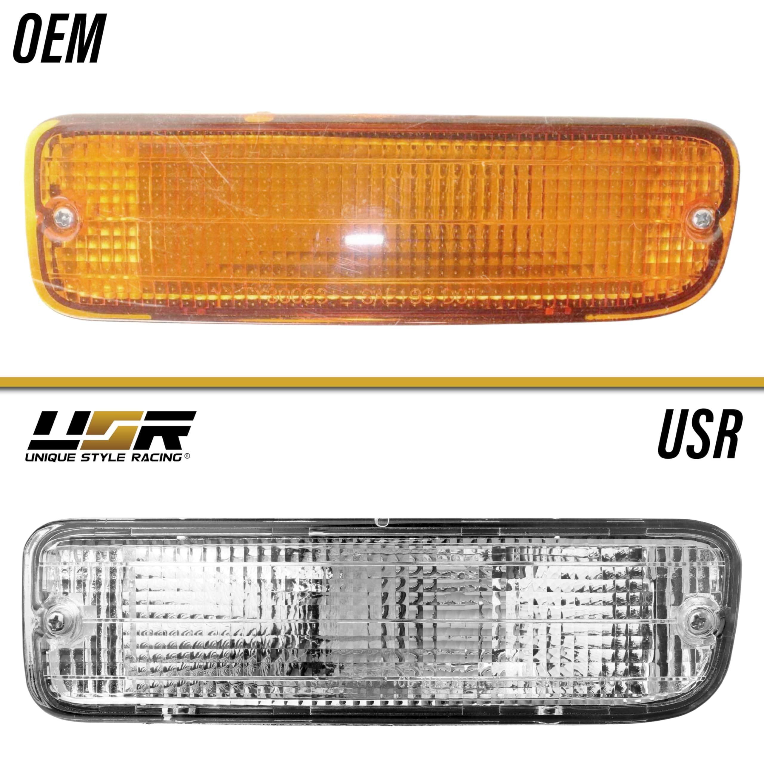 USR 95-00 Tacoma Bumper Light Pair Front Turn Signal Lamps Left Right Compatible - Thumbnail 5