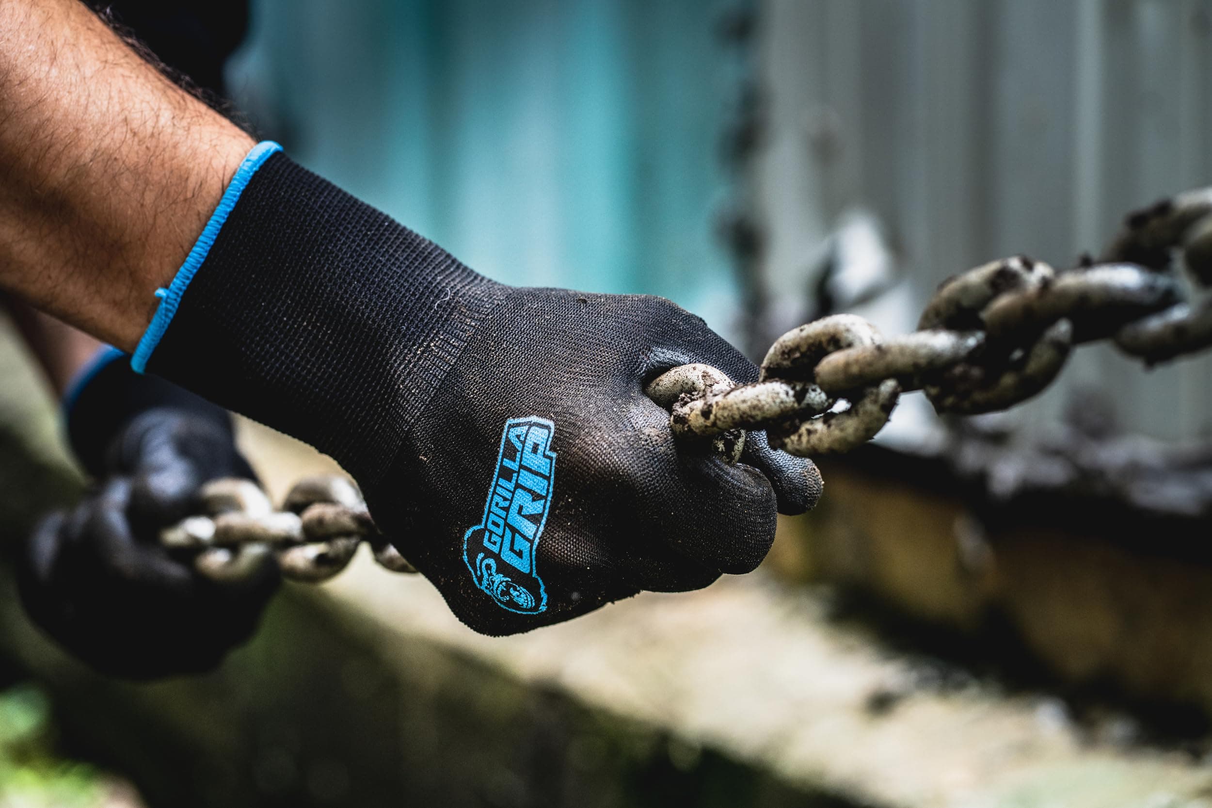 Gorilla Grip Work Gloves, Never Slip Maximum Grip All-Purpose, Gloves for Men, S - Thumbnail 4