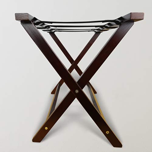 Heavy Duty 30" Extra Wide Luggage Rack-Espresso - Thumbnail 10