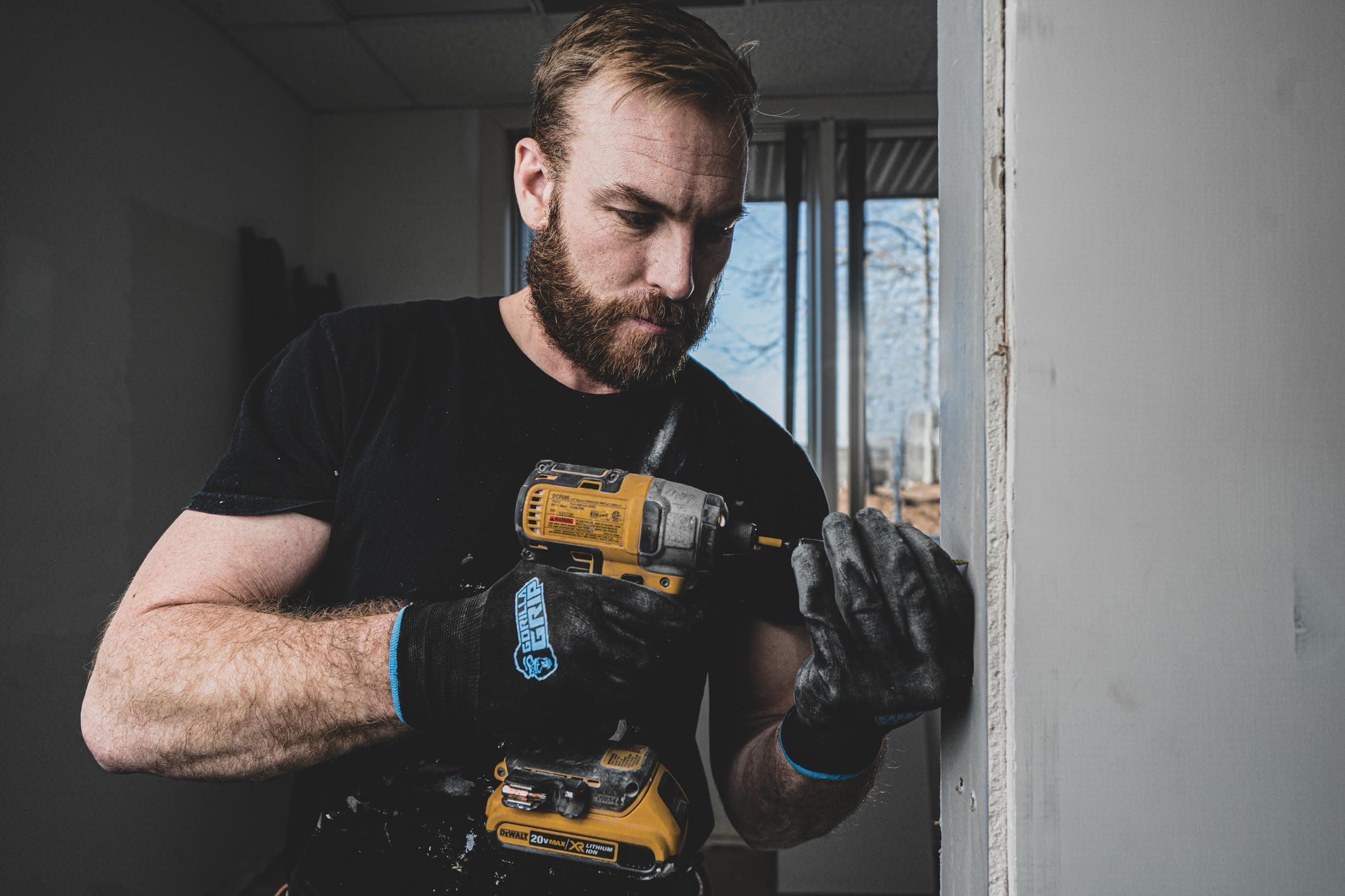 Gorilla Grip Work Gloves, Never Slip Maximum Grip All-Purpose, Gloves for Men, S - Thumbnail 7