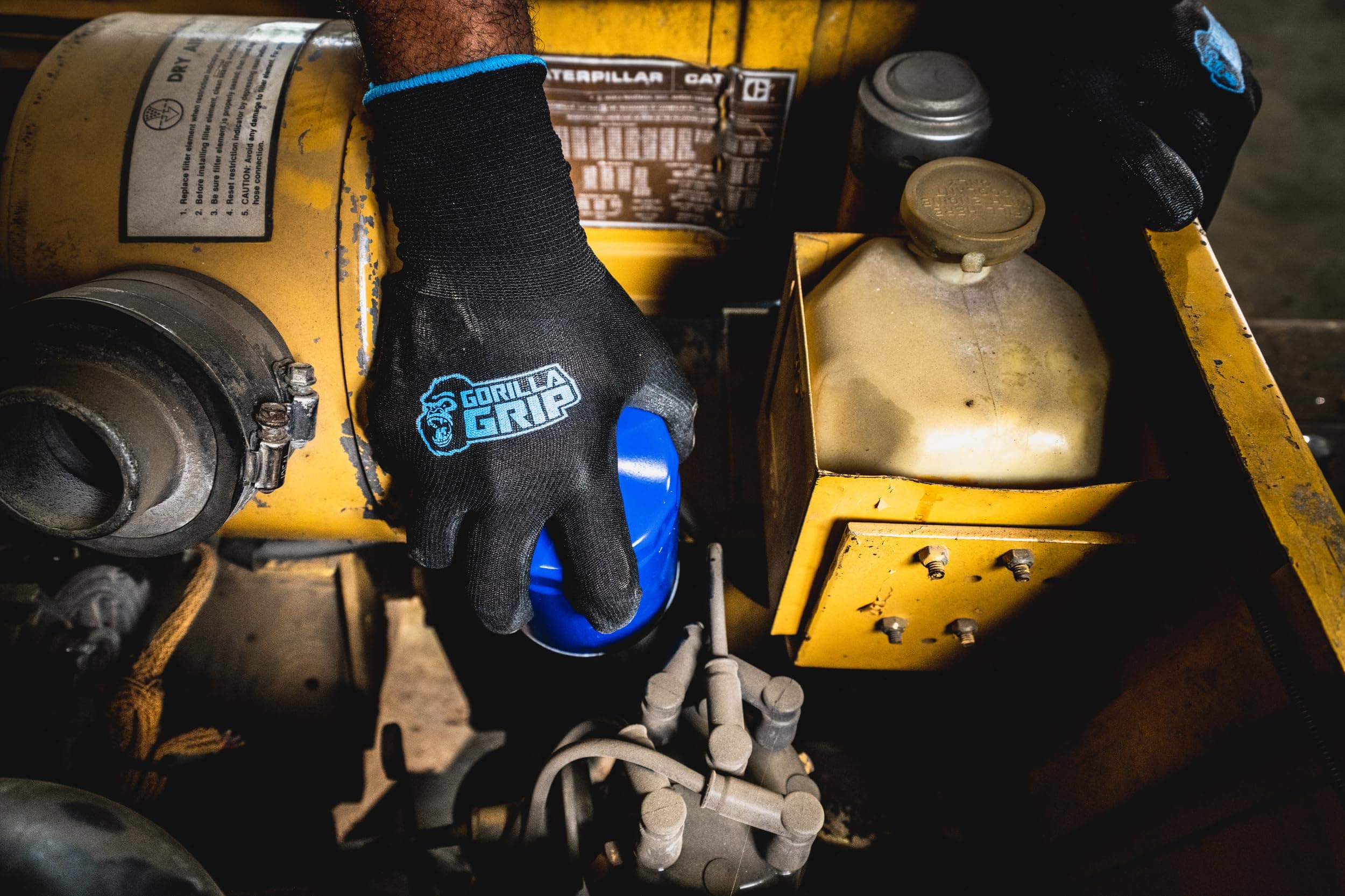 Gorilla Grip Work Gloves, Never Slip Maximum Grip All-Purpose, Gloves for Men, S - Thumbnail 5