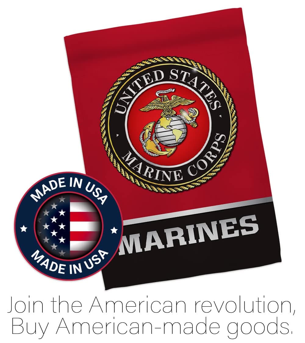 Marine Corps Flag Home Decor Armed Forces Corp si USMC Offical United State Amer - Thumbnail 5