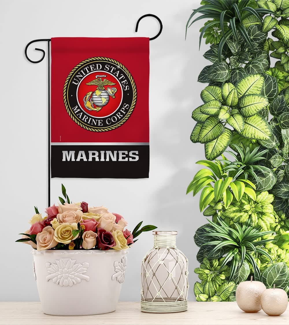 Marine Corps Flag Home Decor Armed Forces Corp si USMC Offical United State Amer - Thumbnail 9