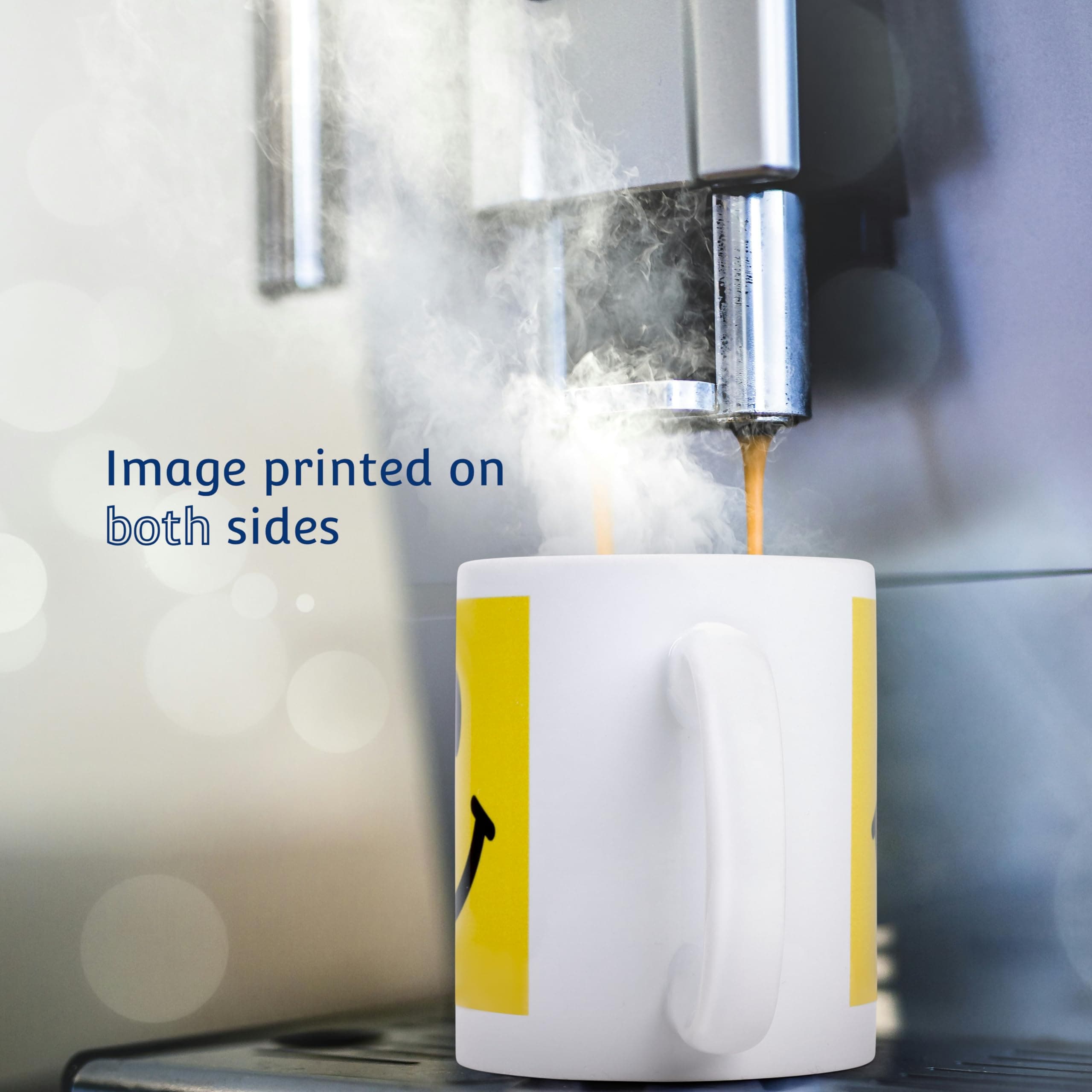 3dRose Mug 224663 18th Anniversary Happy 157788 Hours Together 11oz Black - Thumbnail 3