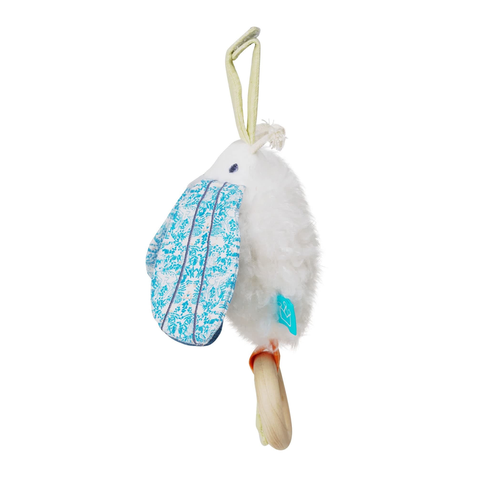 Manhattan Toy Folklore Plush Luna Moth Soft Tactile Baby Travel Toy with Crinkle - Thumbnail 4