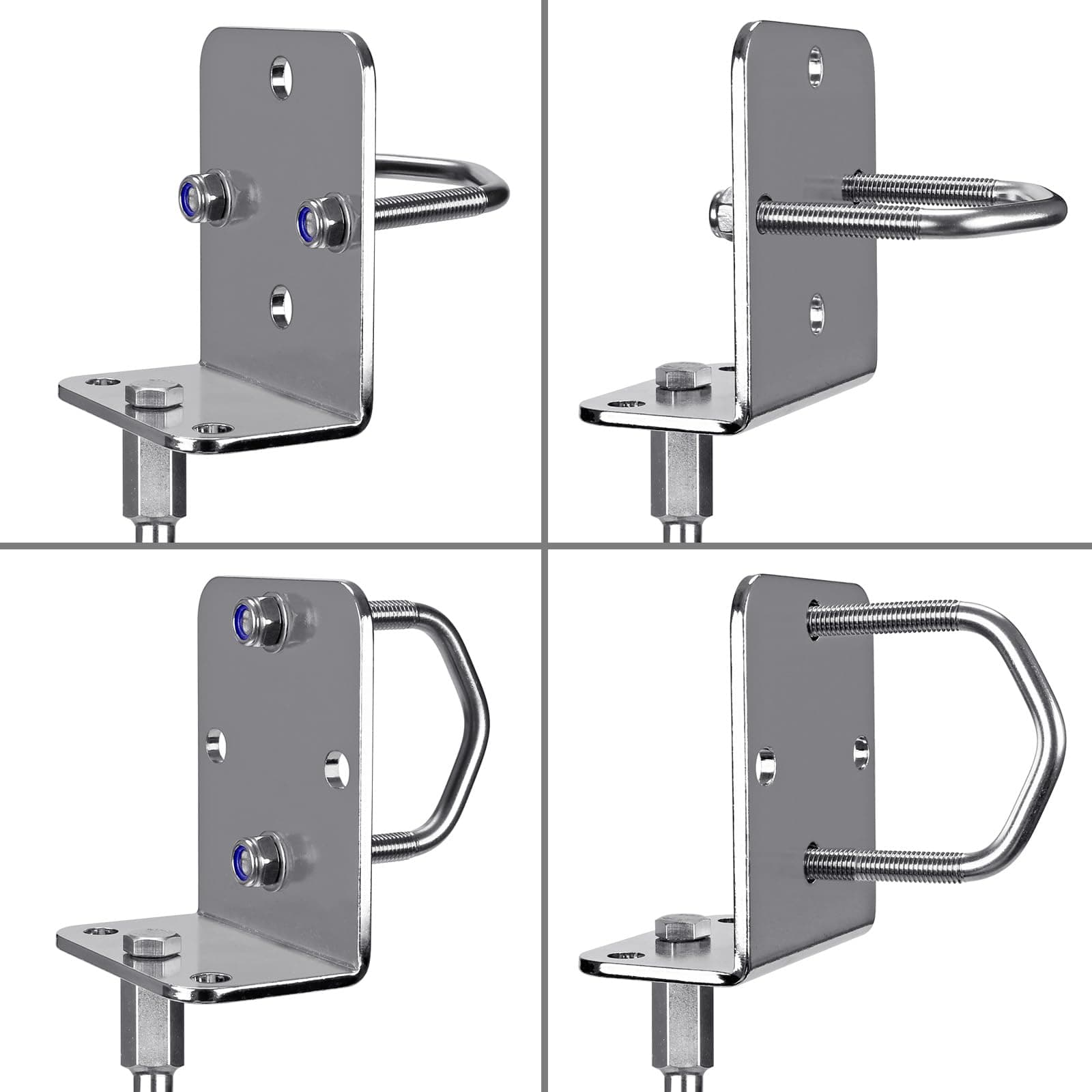 Insaga 24'' Ground Anchors Heavy Duty, 3" Wider Spiral Trampoline Anchors, Multi - Thumbnail 8