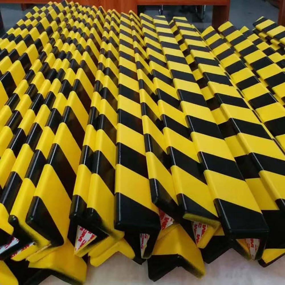 Kyvoria L-Shaped Circular Edge Protector 19in High-Visibility Foam Corner Safety - Thumbnail 8