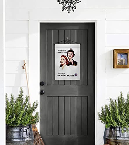 US Brotherhood Honor Navy Nurse Garden Flag Set Wall Hanger Armed Forces USN Sea - Thumbnail 12