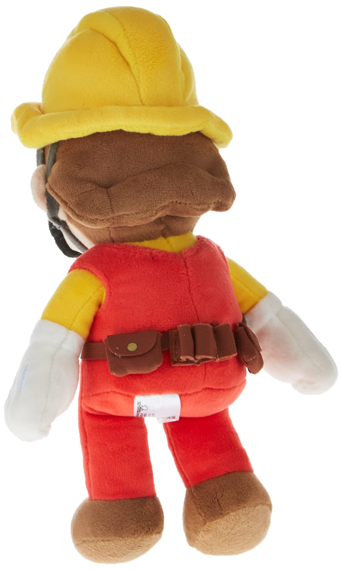 Little Buddy 1731 Super Mario Maker 2 - Builder Mario Plush, 9.5", Yellow - Thumbnail 2