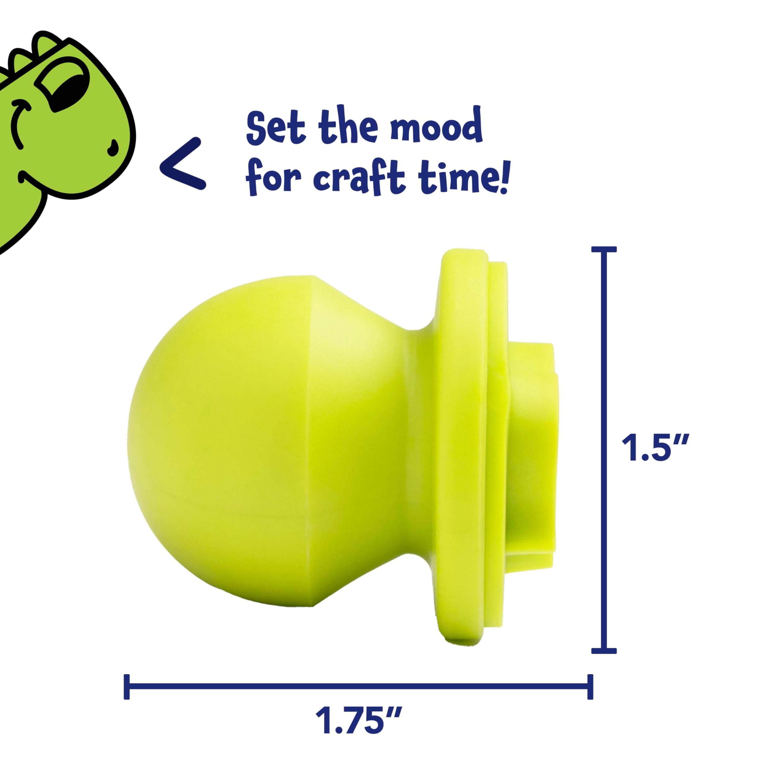 Ready 2 Learn Easy Grip Dough & Paint Stampers | Emotions | Set of 12 | Rubber S - Thumbnail 3