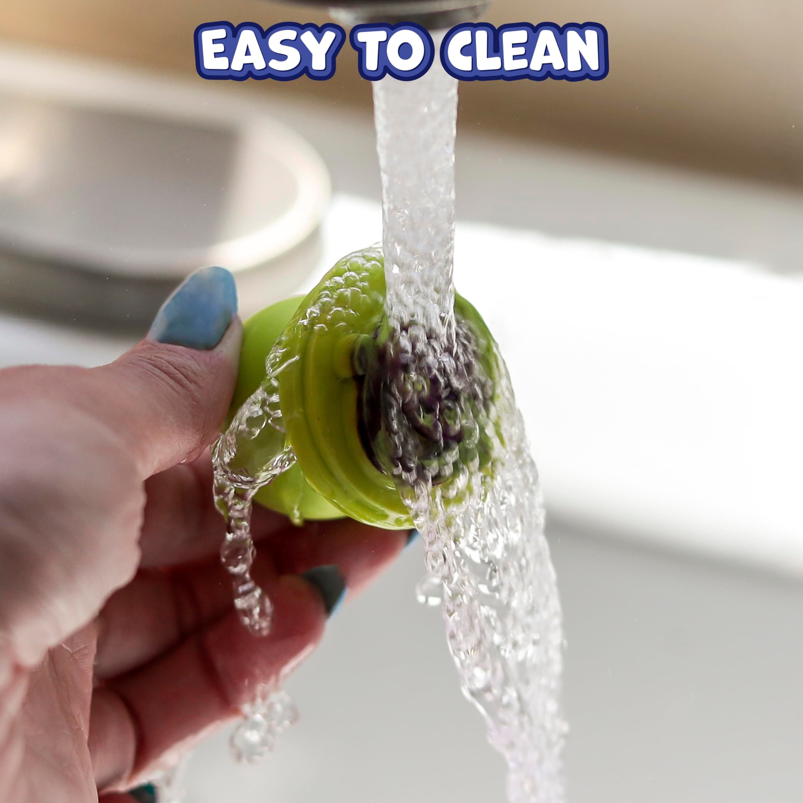 Ready 2 Learn Easy Grip Dough & Paint Stampers | Emotions | Set of 12 | Rubber S - Thumbnail 6