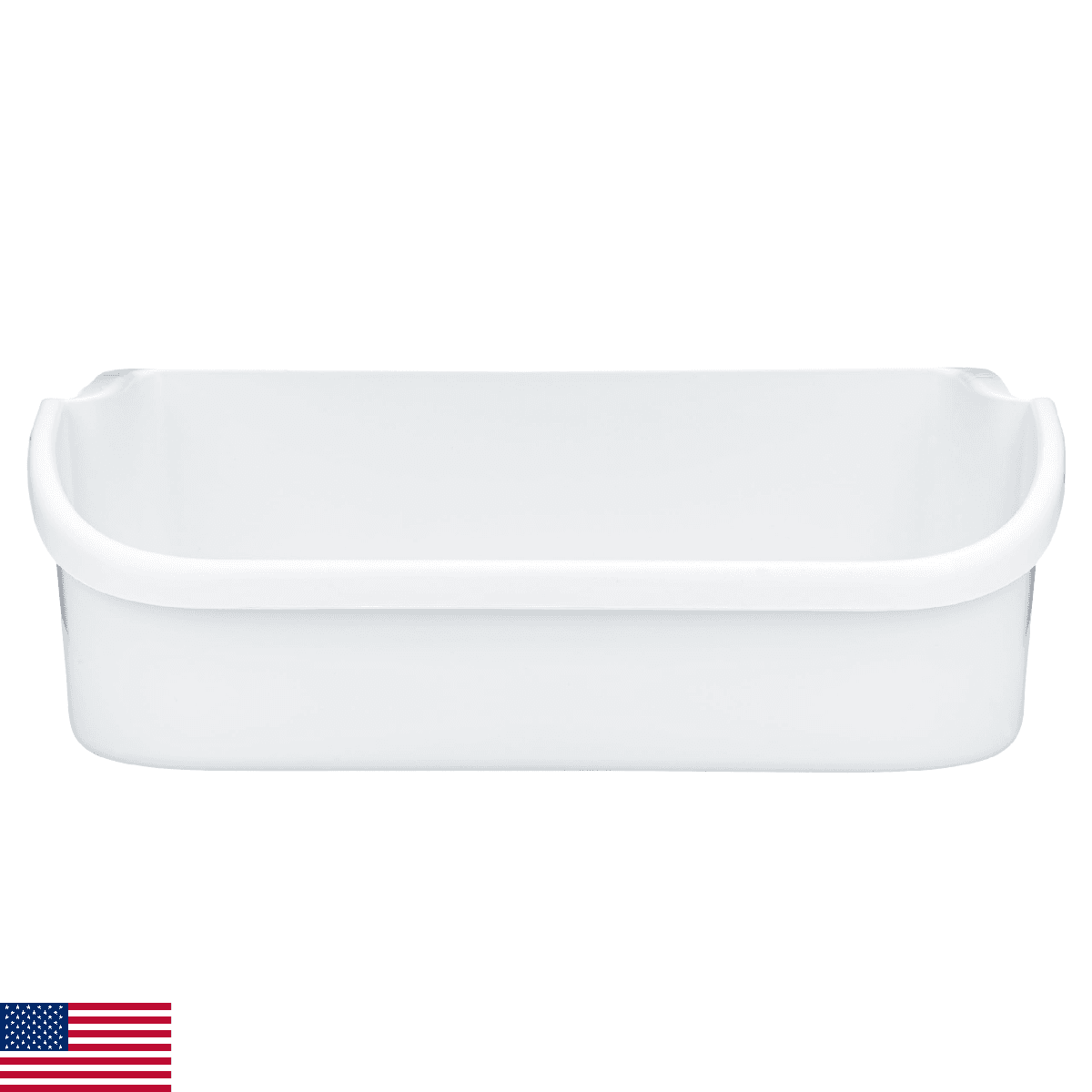 Smart Choice 240356401 Upper Shelf Refrigerator Door Bin – White, Impact Resista - Image 1