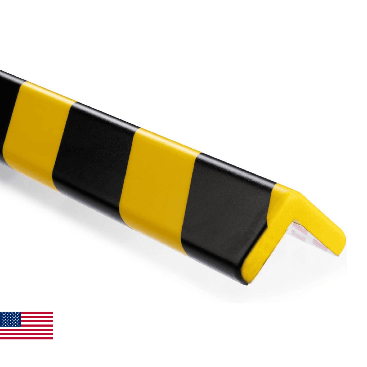 Kyvoria L-Shaped Circular Edge Protector 19in High-Visibility Foam Corner Safety - Image 1