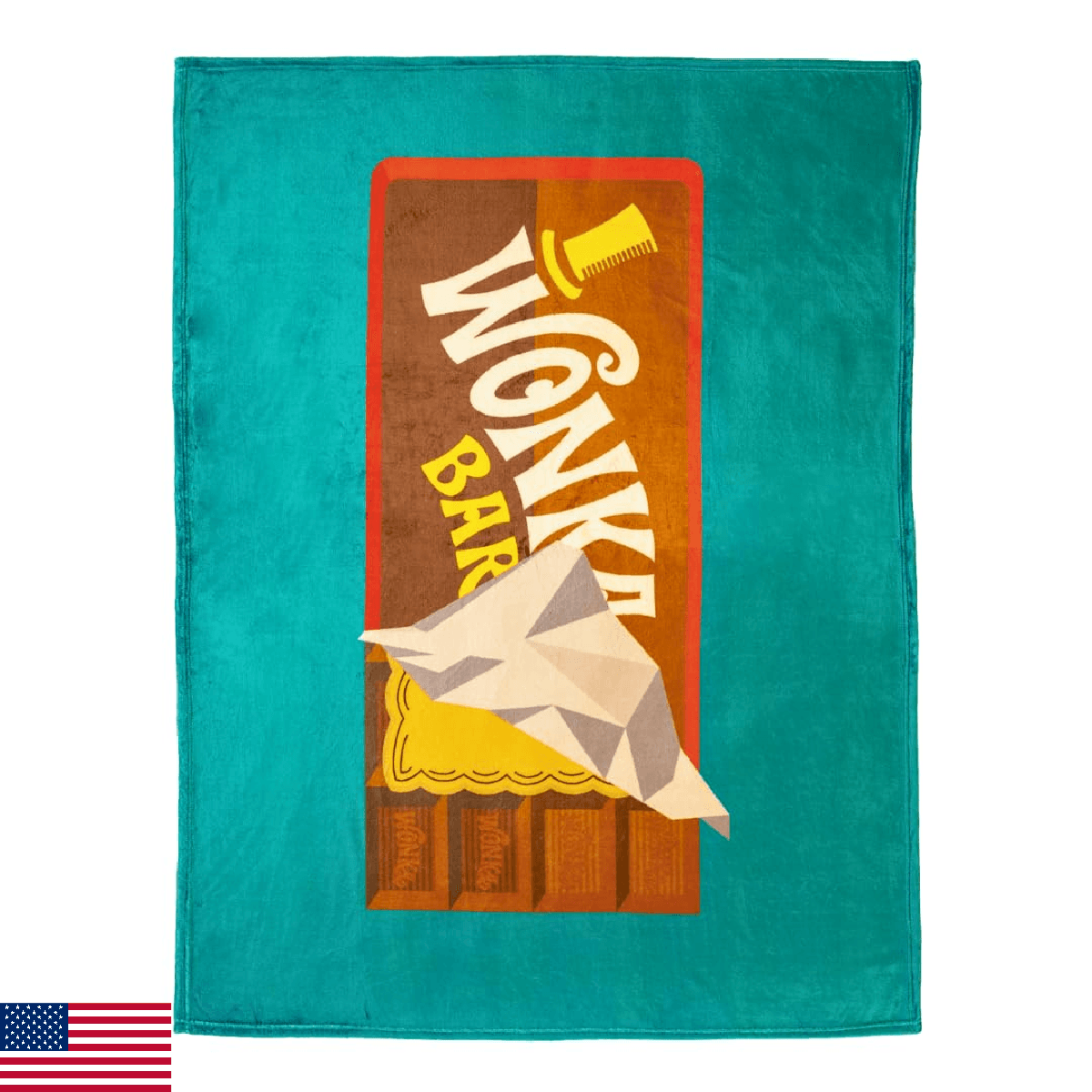 Collectibles Willy Wonka & The Chocolate Factory Bedding Super Soft Cozy Throw, - Image 1