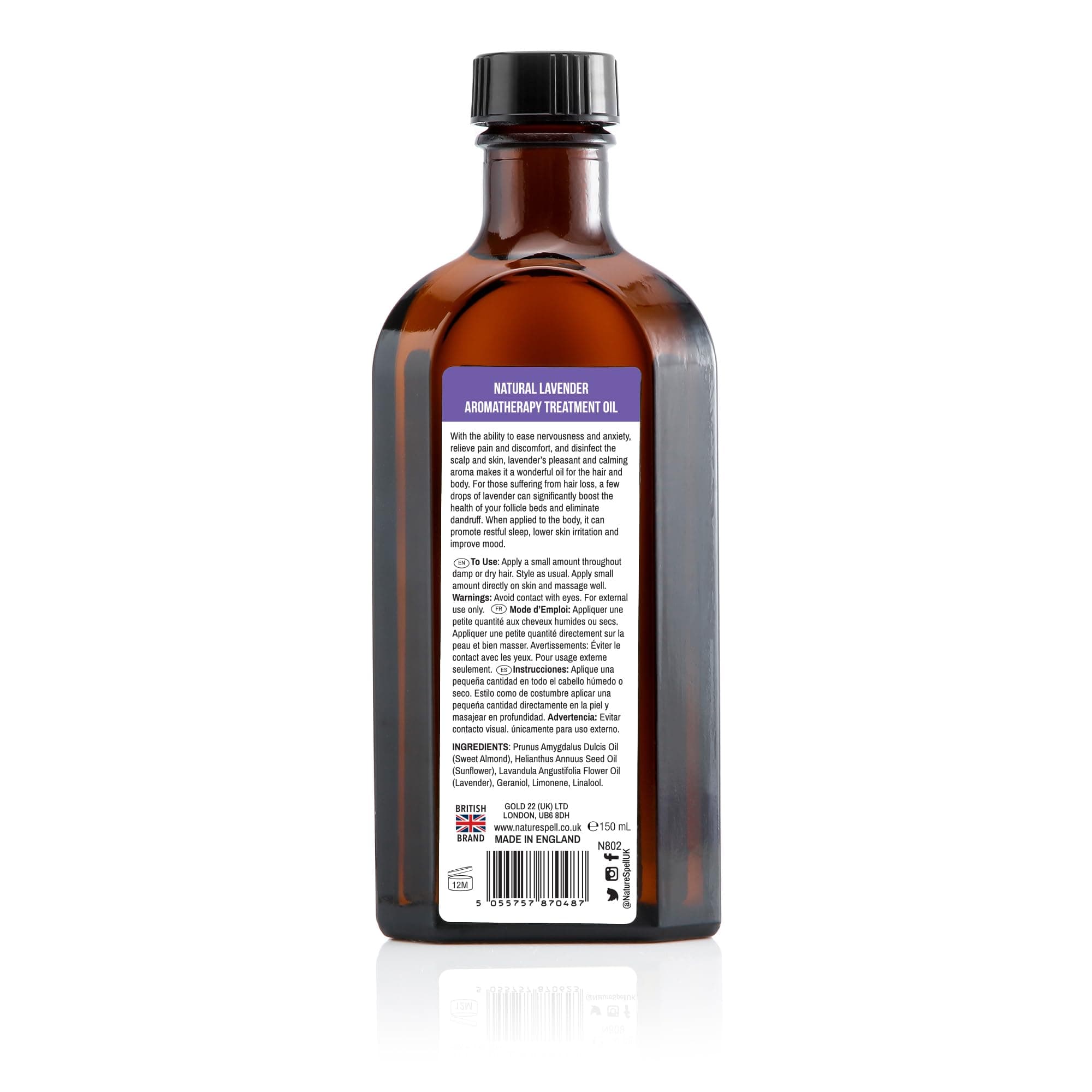 Nature Spell Lavender Oil for Hair Growth, Pre-Diluted Scalp Oil to Reduce Dandr - Thumbnail 5