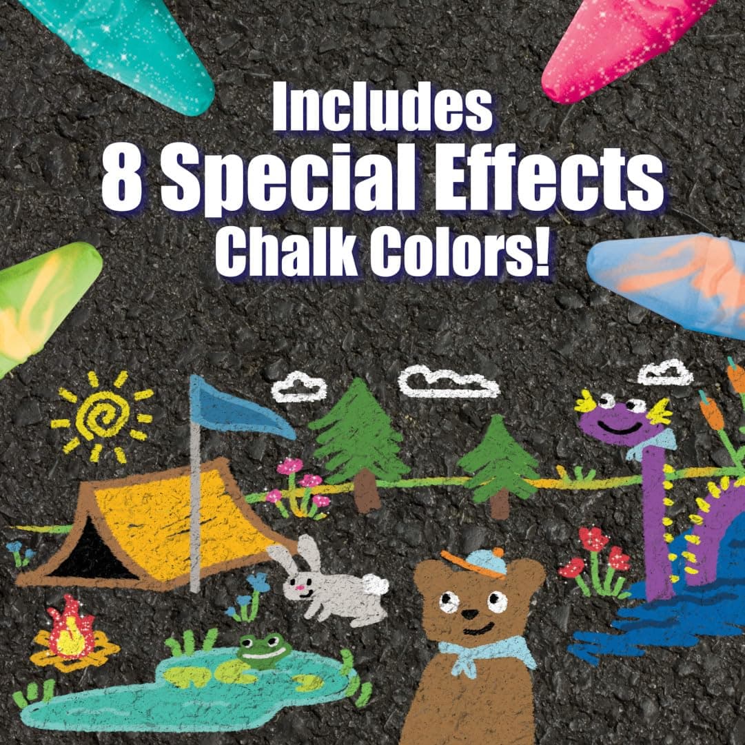Crayola Ultimate Washable Chalk Collection (64ct), Essential Easter Basket Stuff - Thumbnail 4