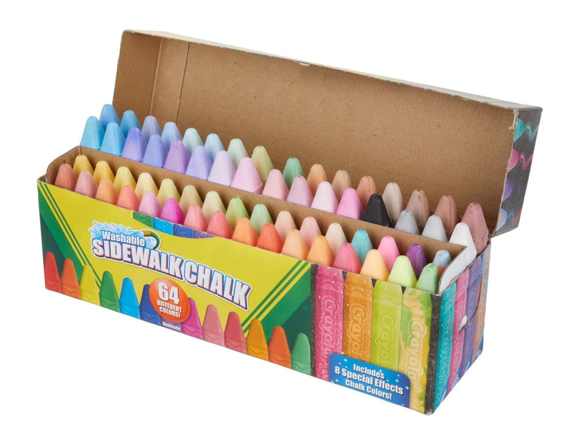 Crayola Ultimate Washable Chalk Collection (64ct), Essential Easter Basket Stuff - Thumbnail 6