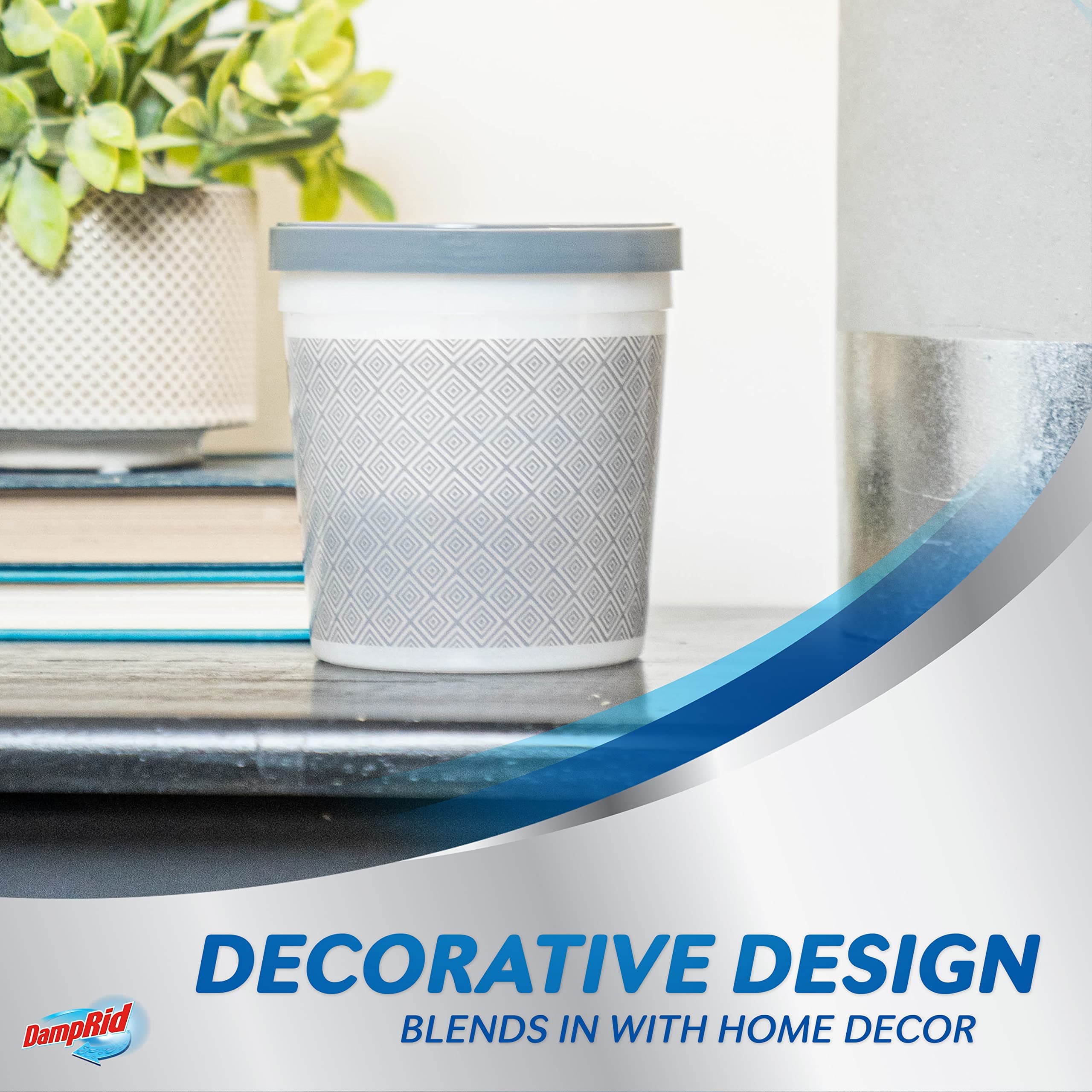 DampRid Refillable Moisture Absorber 11oz 6-Pack Fresh Scent Odor Eliminator - Thumbnail 4