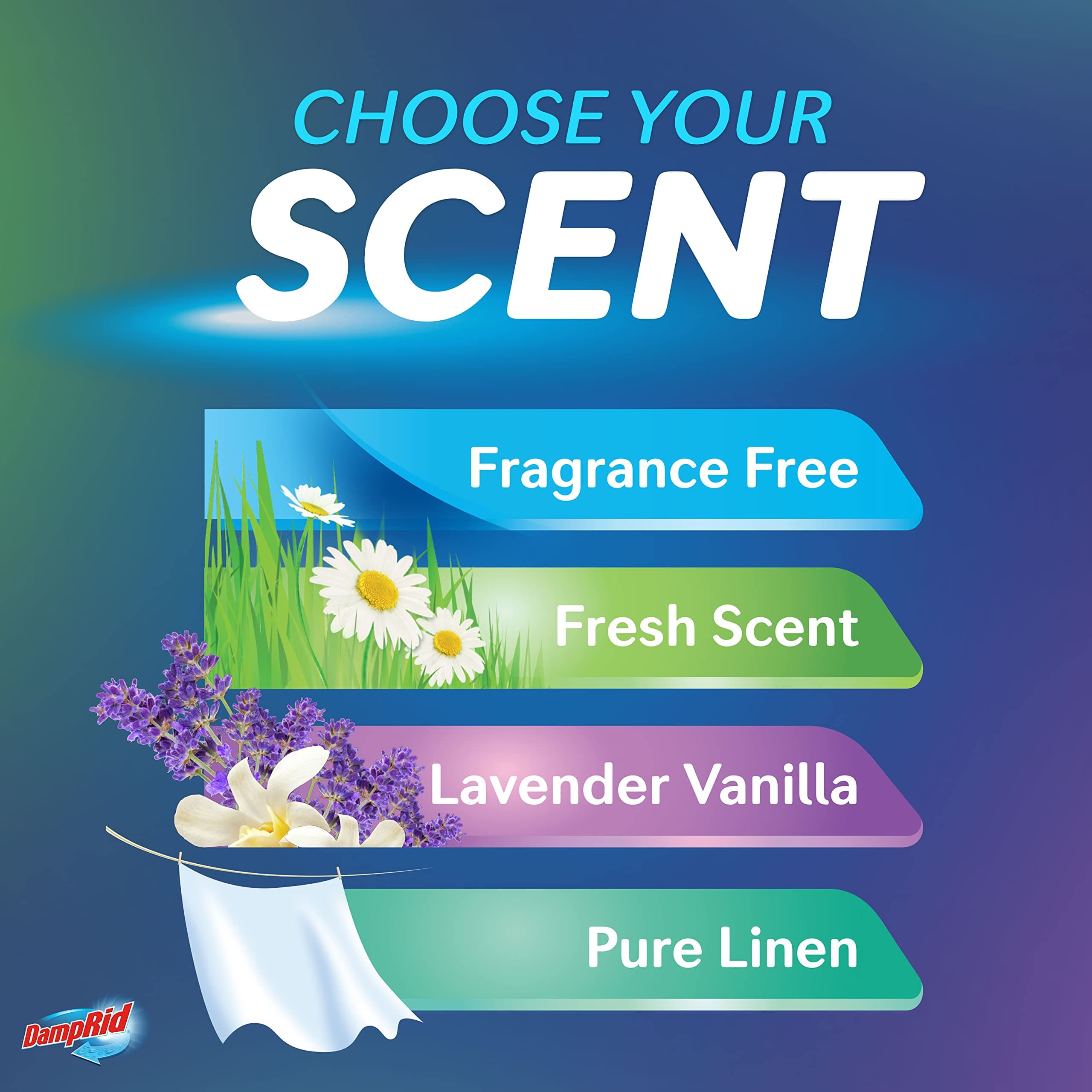 DampRid Refillable Moisture Absorber 11oz 6-Pack Fresh Scent Odor Eliminator - Thumbnail 8