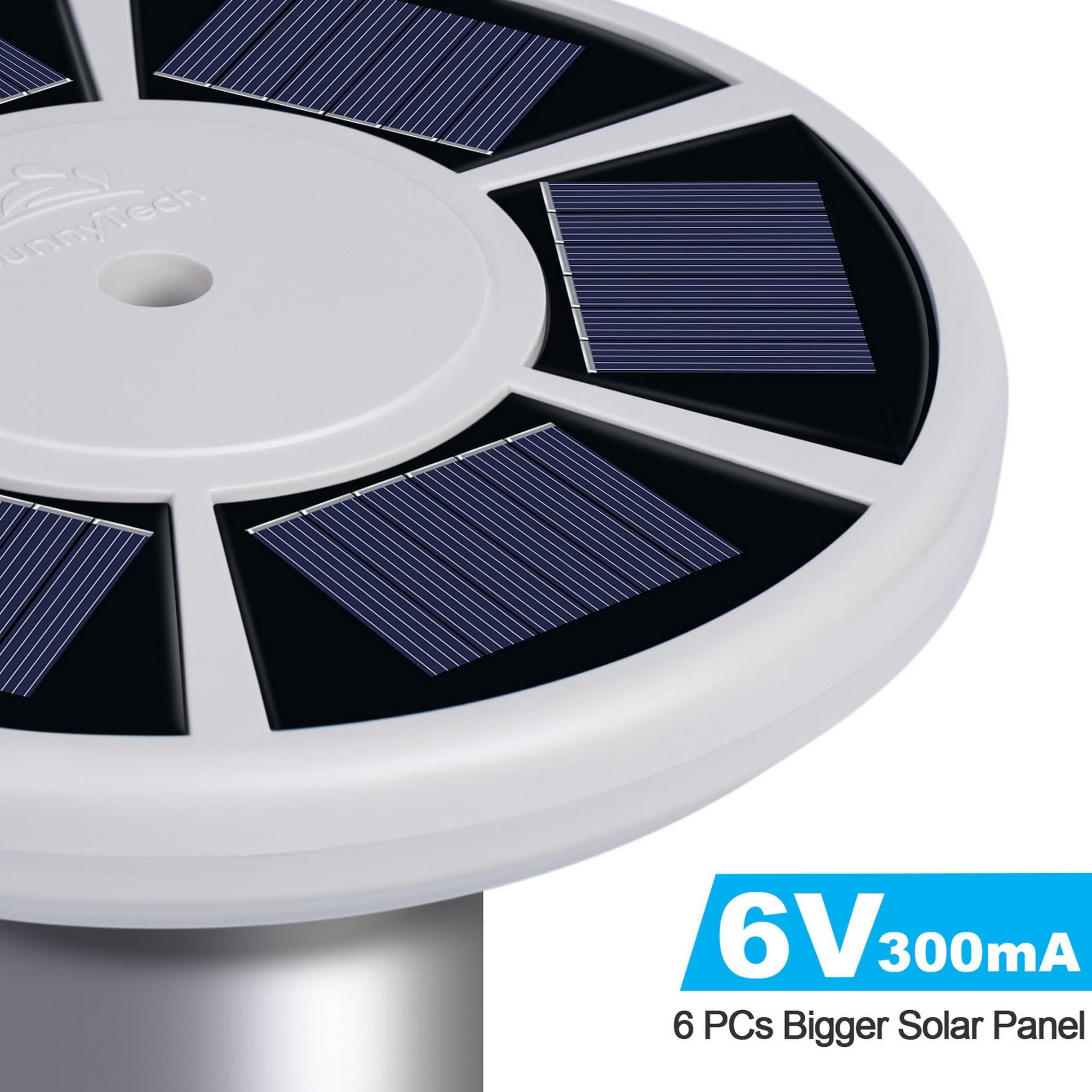 Sunnytech Solar Power Flag Pole Flagpole Light Auto Active Green Energy Factory - Thumbnail 2