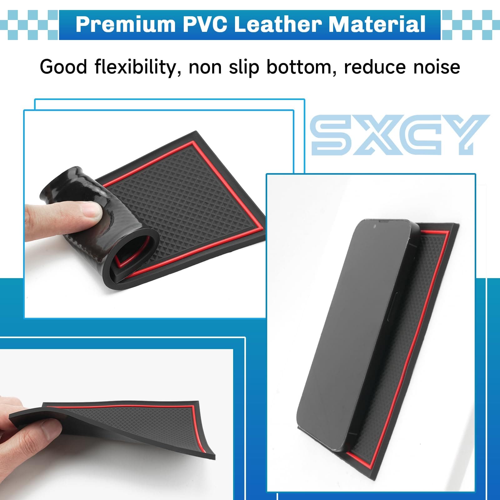 SXCY for 2025 2026 Chevrolet Equinox Accessories Cup Holder Inserts Liner 2025 2 - Thumbnail 4