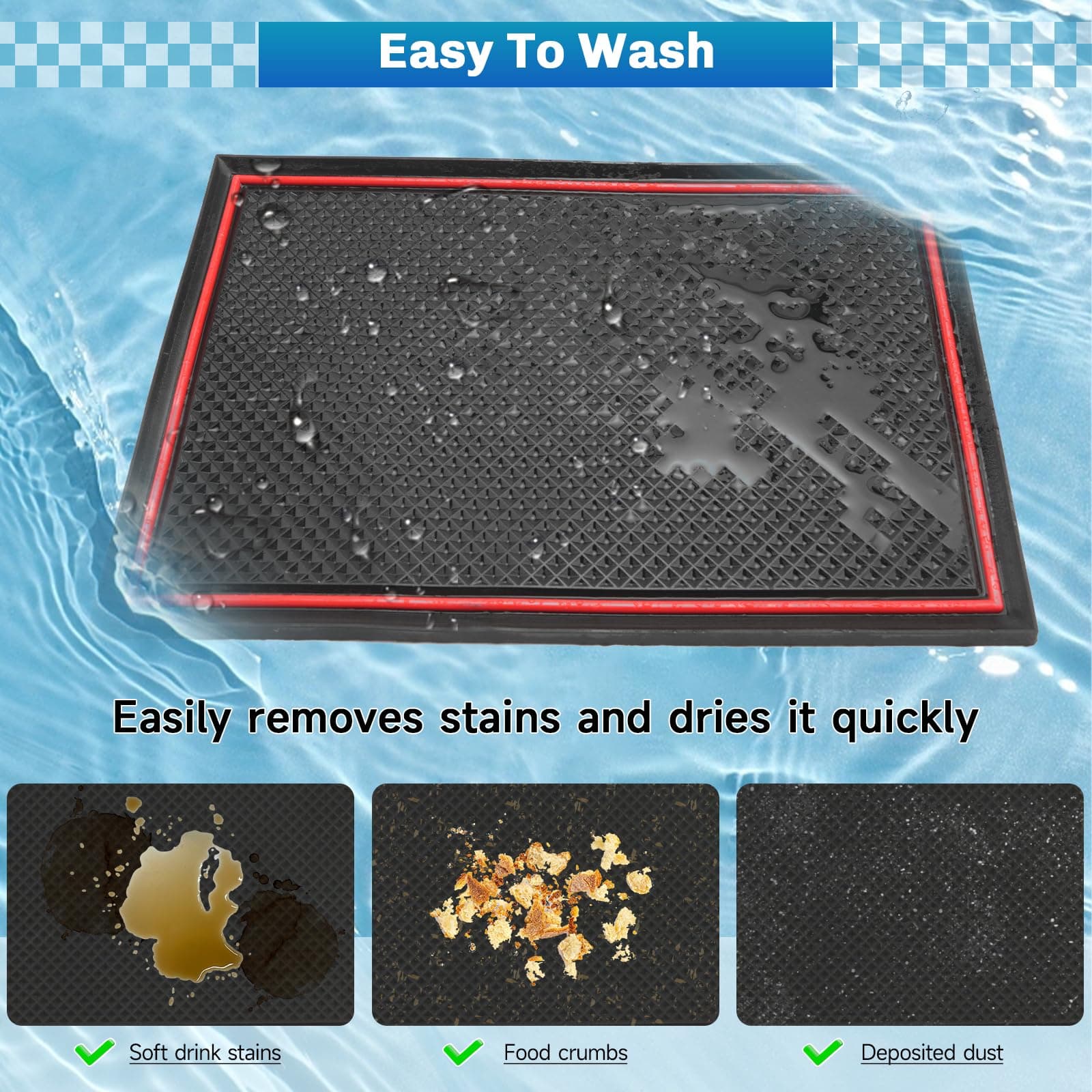 SXCY for 2025 2026 Chevrolet Equinox Accessories Cup Holder Inserts Liner 2025 2 - Thumbnail 5