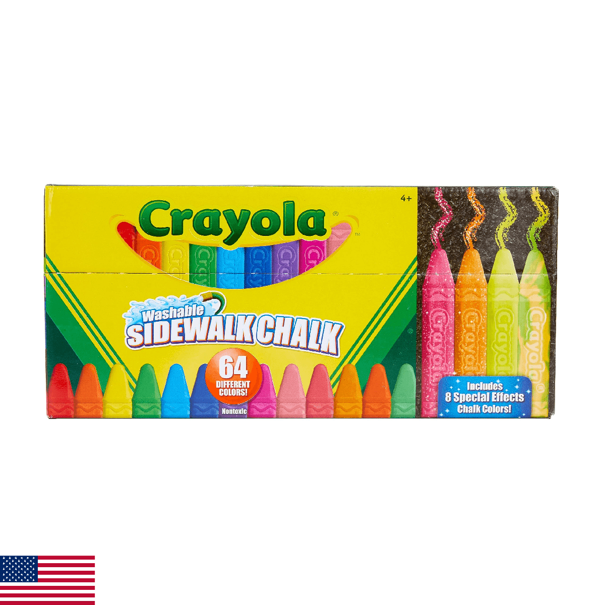 Crayola Ultimate Washable Chalk Collection (64ct), Essential Easter Basket Stuff - Image 1
