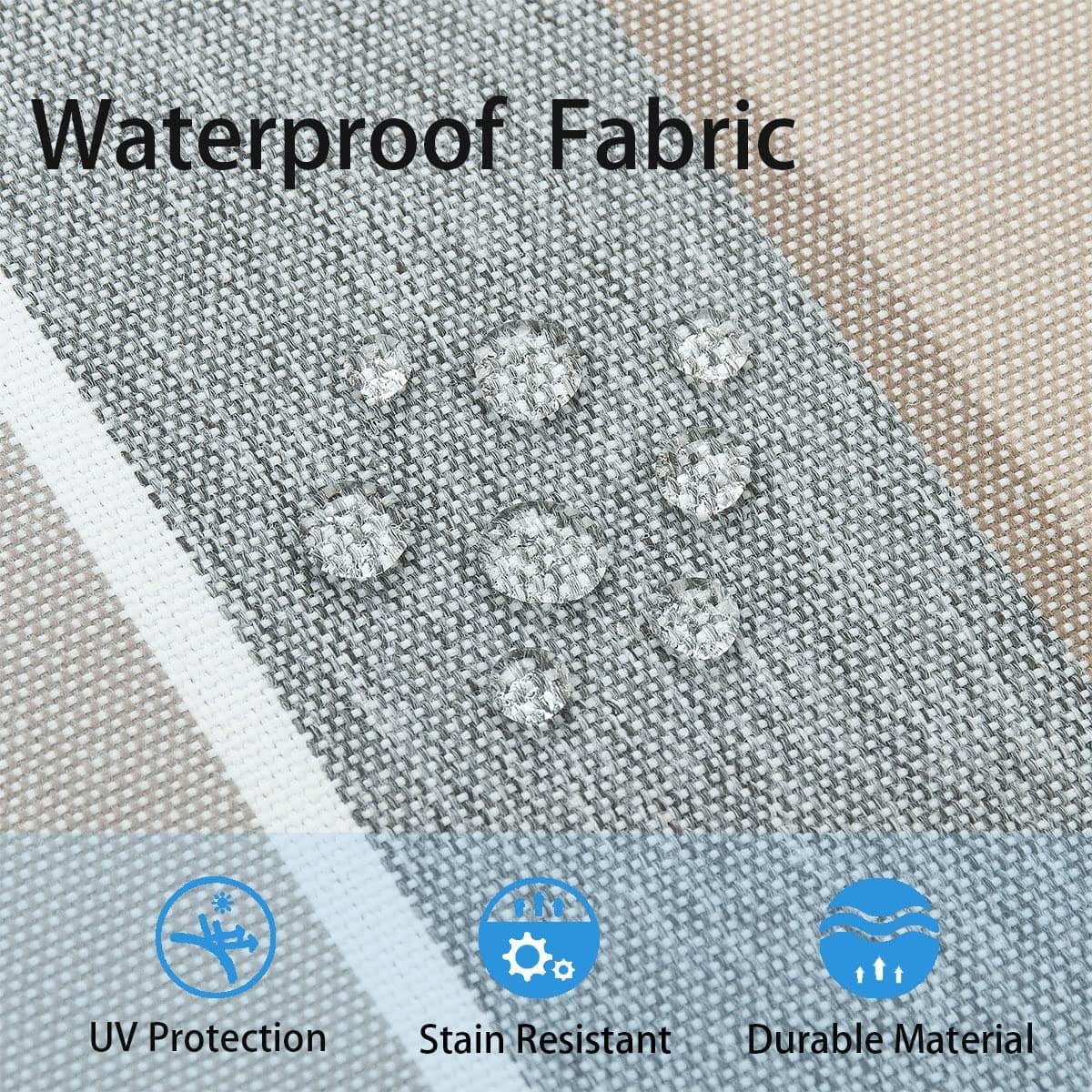 Outdoor Lumbar Pillows Water Resistant 12x20 inch,Decorative Throw Pillow Set of - Thumbnail 7