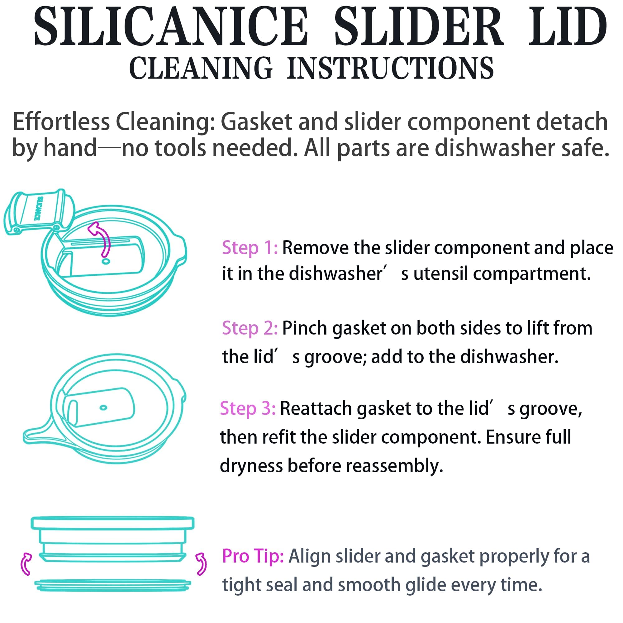 SILICANICE 20oz Vacuum Insulated Tumbler - Double Wall Stainless Steel Coffee Mu - Thumbnail 8