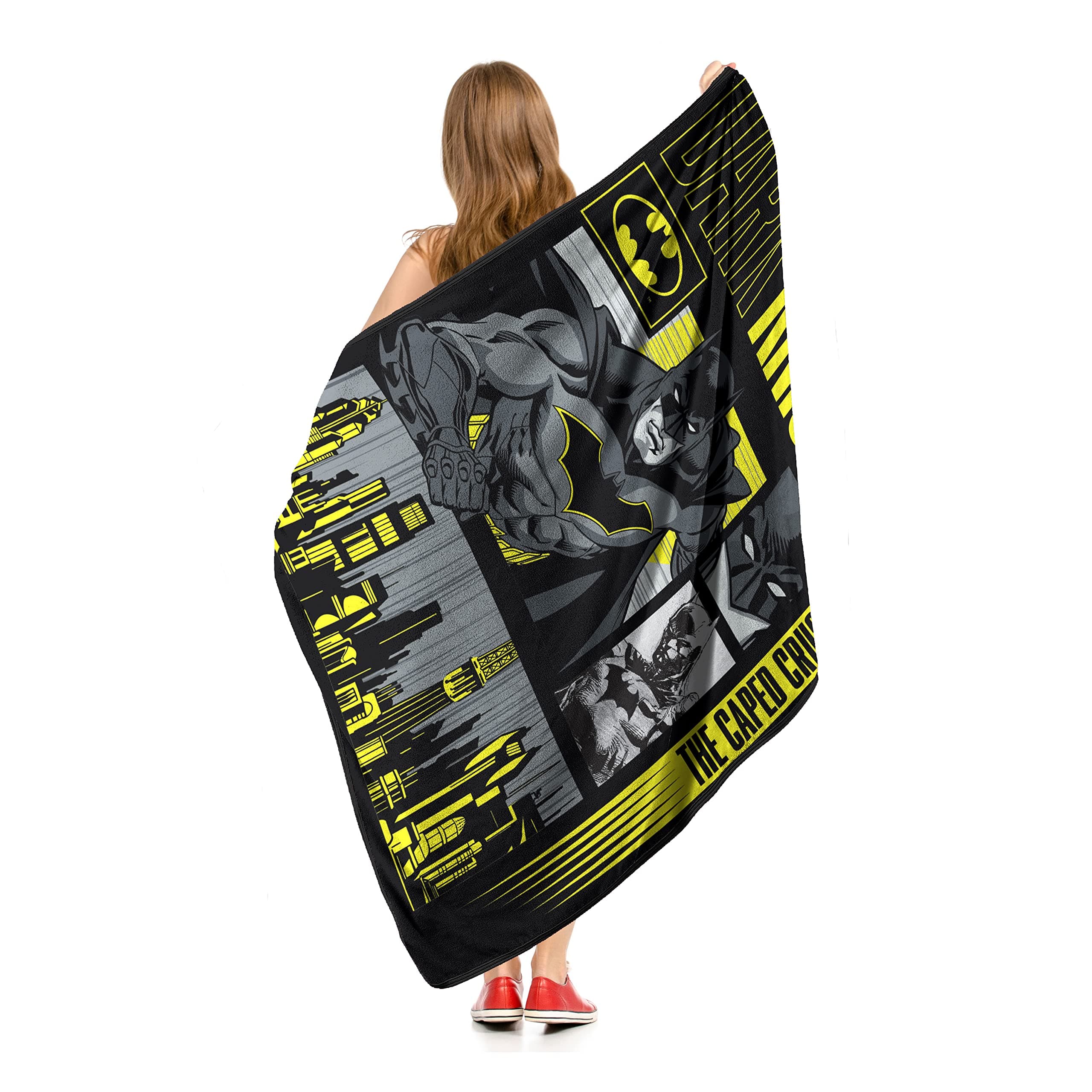 Northwest DC - Batman Micro Raschel Throw Blanket, 46" x 60", Legendary - Thumbnail 5