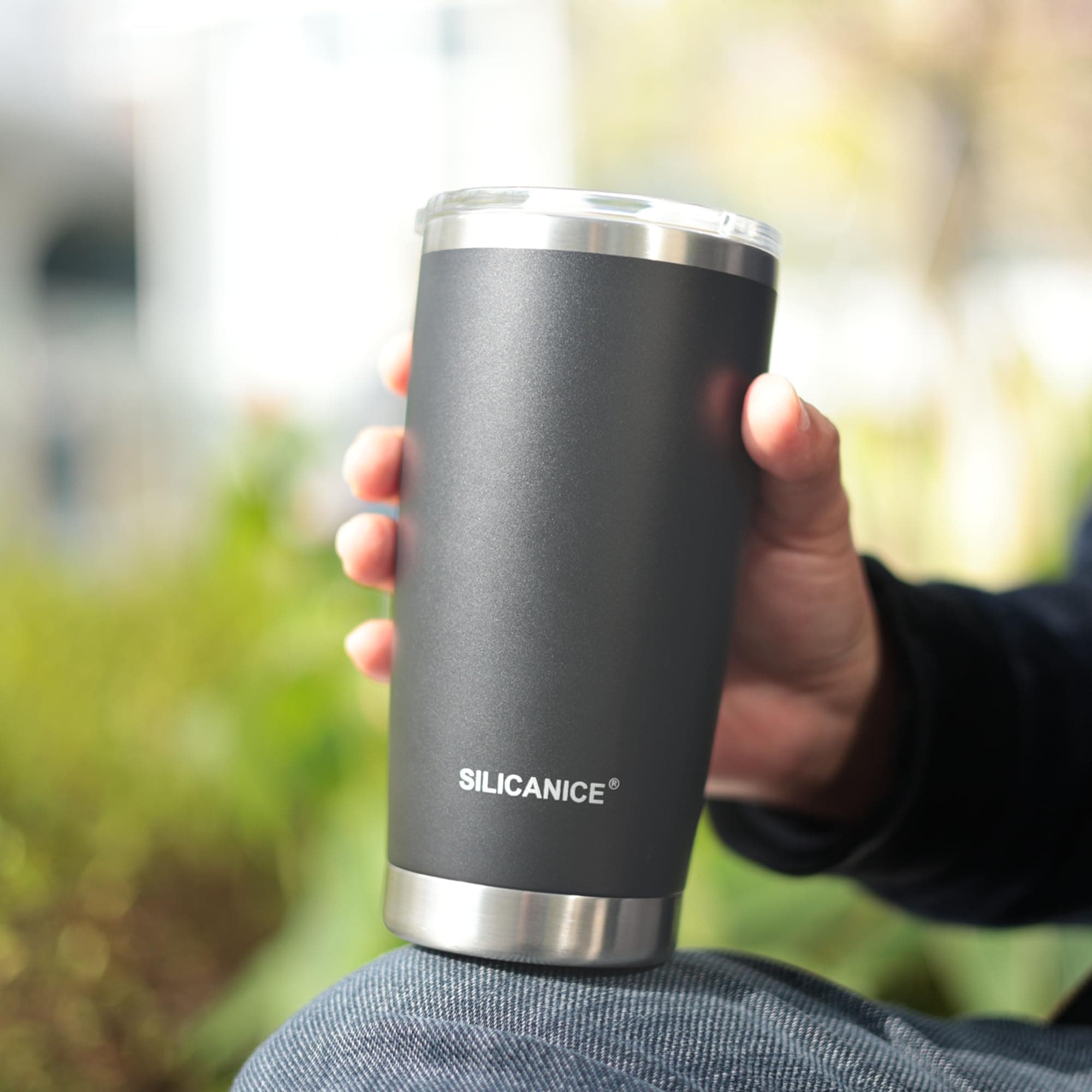 SILICANICE 20oz Vacuum Insulated Tumbler - Double Wall Stainless Steel Coffee Mu - Thumbnail 7