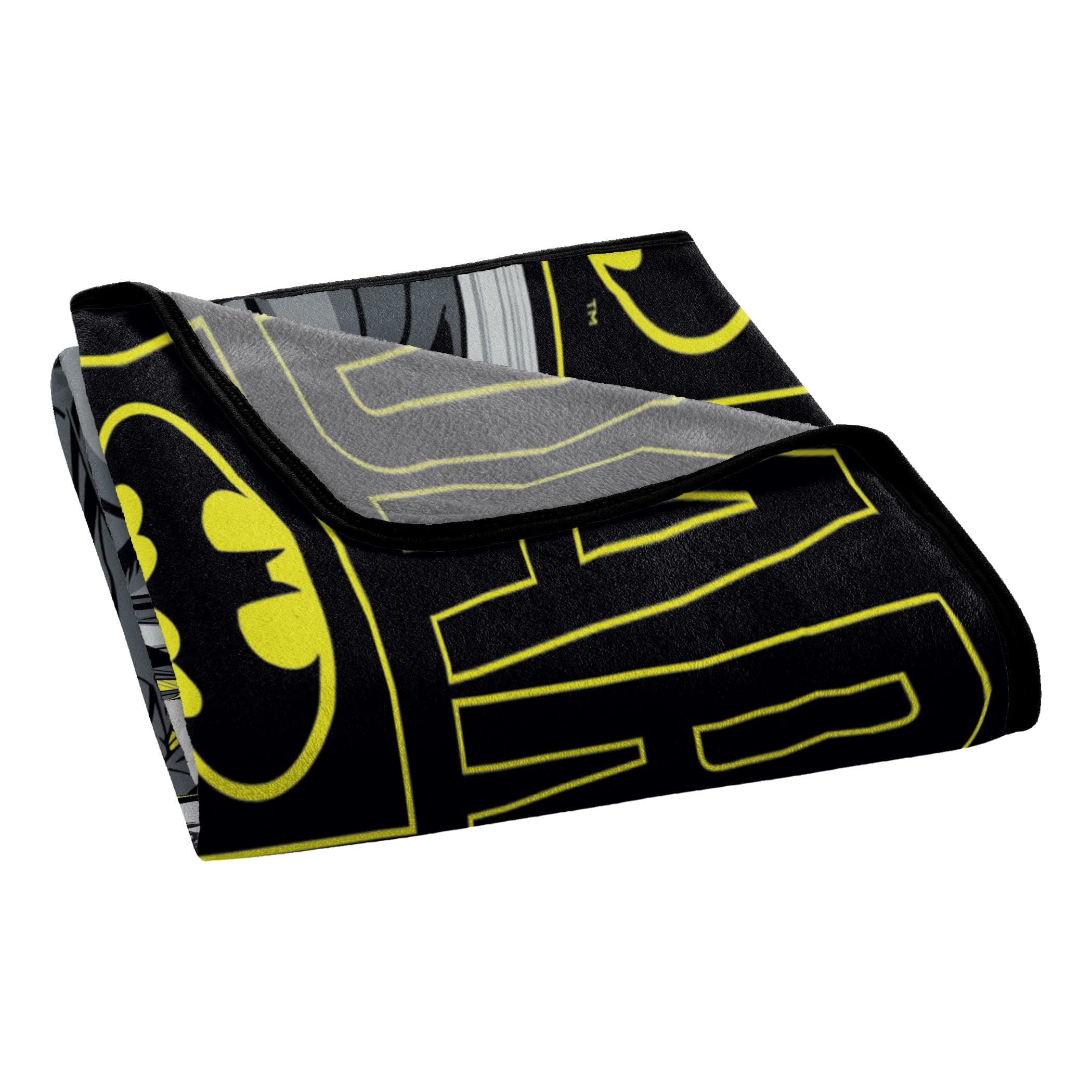 Northwest DC - Batman Micro Raschel Throw Blanket, 46" x 60", Legendary - Thumbnail 2