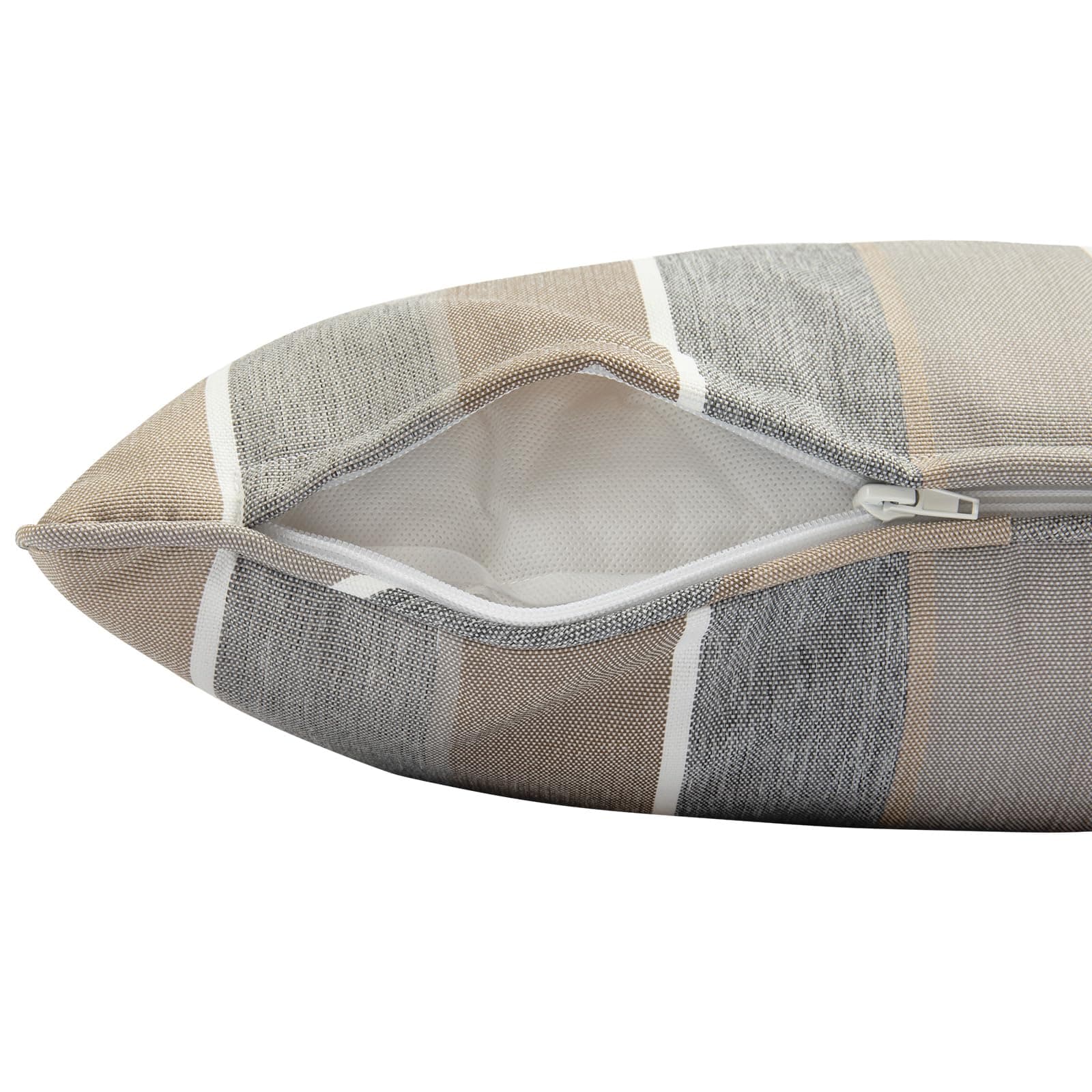 Outdoor Lumbar Pillows Water Resistant 12x20 inch,Decorative Throw Pillow Set of - Thumbnail 5